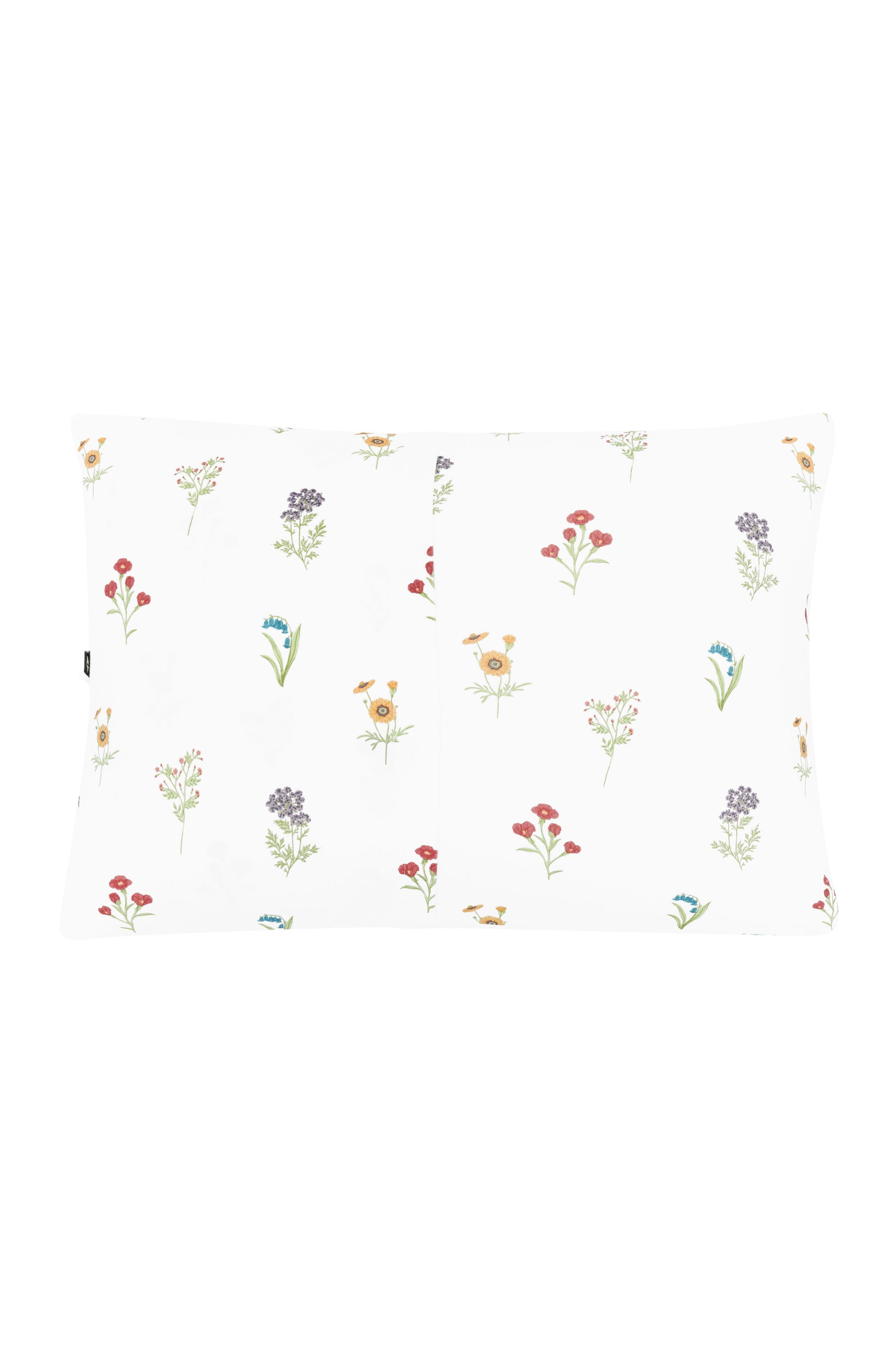 Toddler Pillowcase in Wildflower back showing envelope closure
