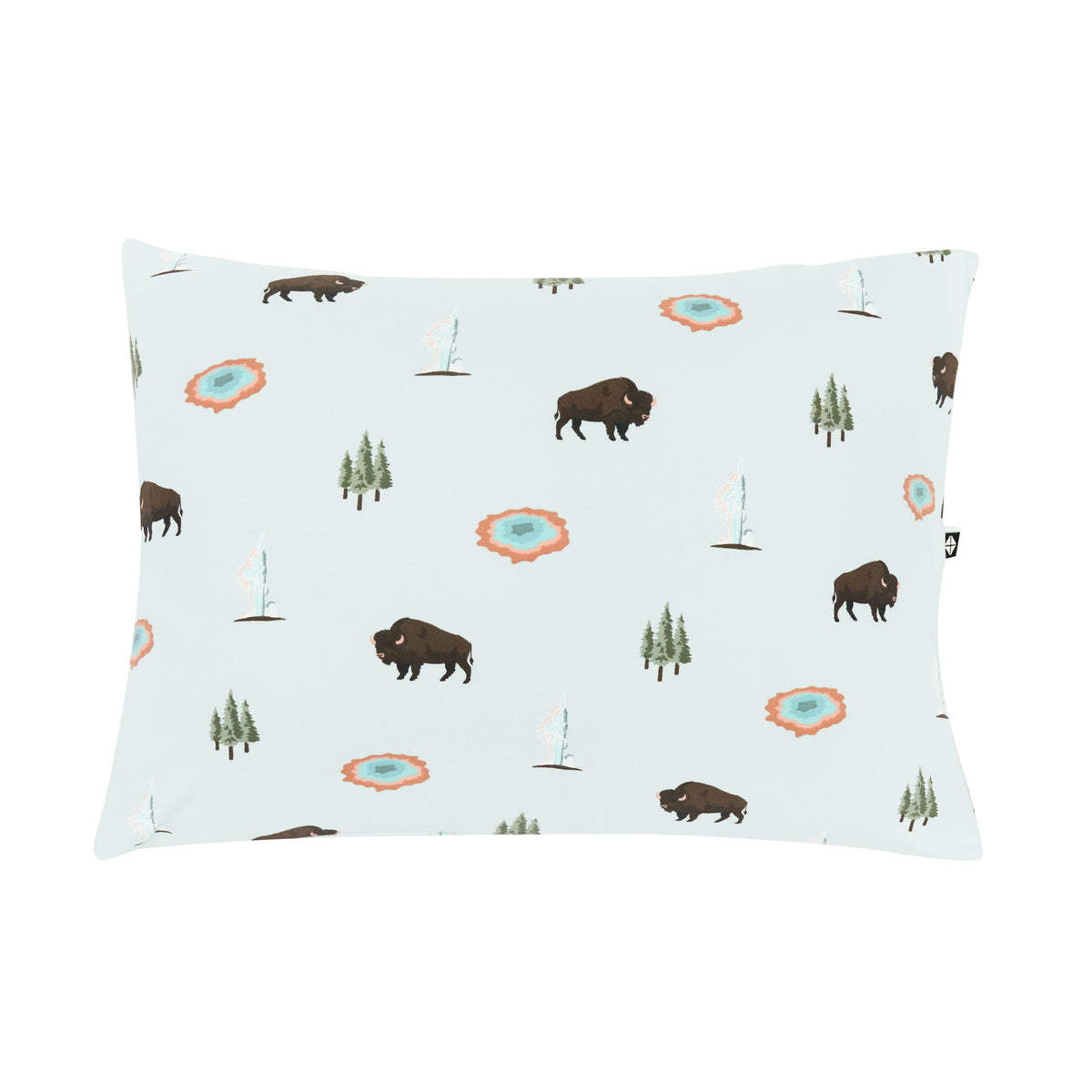 Toddler Pillowcase in Yellowstone front view