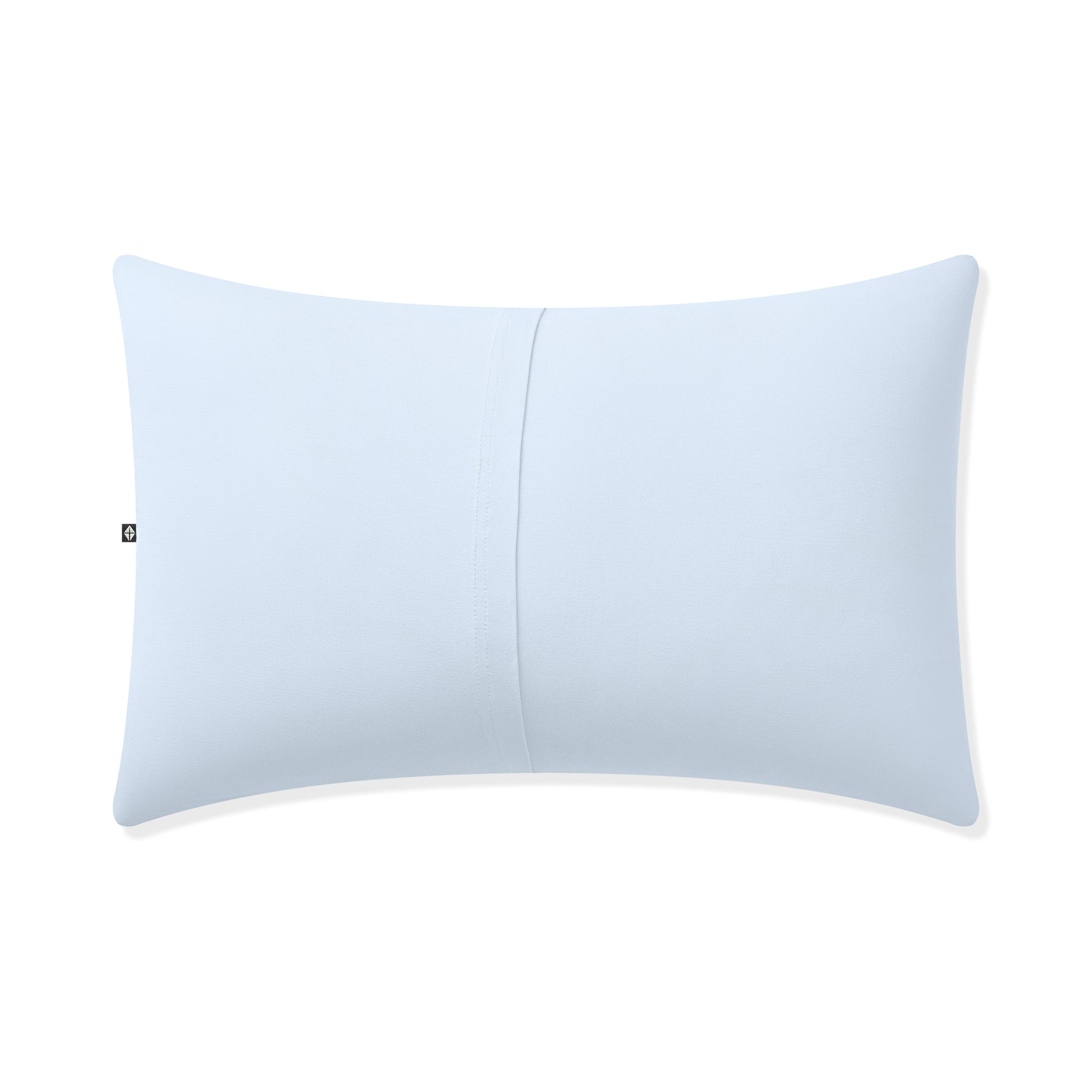 Back of the Toddler Pillowcase in Breeze showing the envelope closure