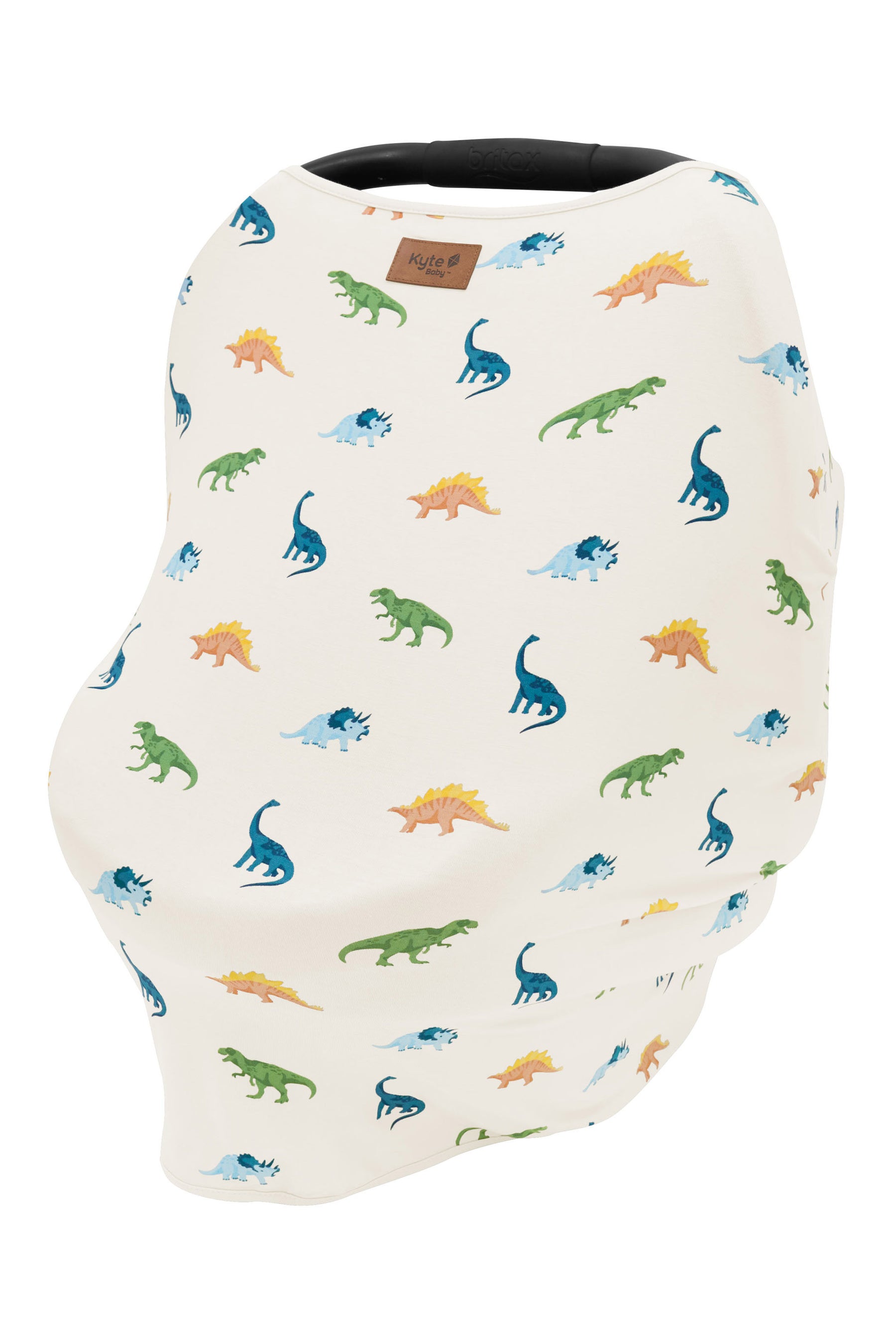 Kyte Baby Car Seat cover in Ecru Roar