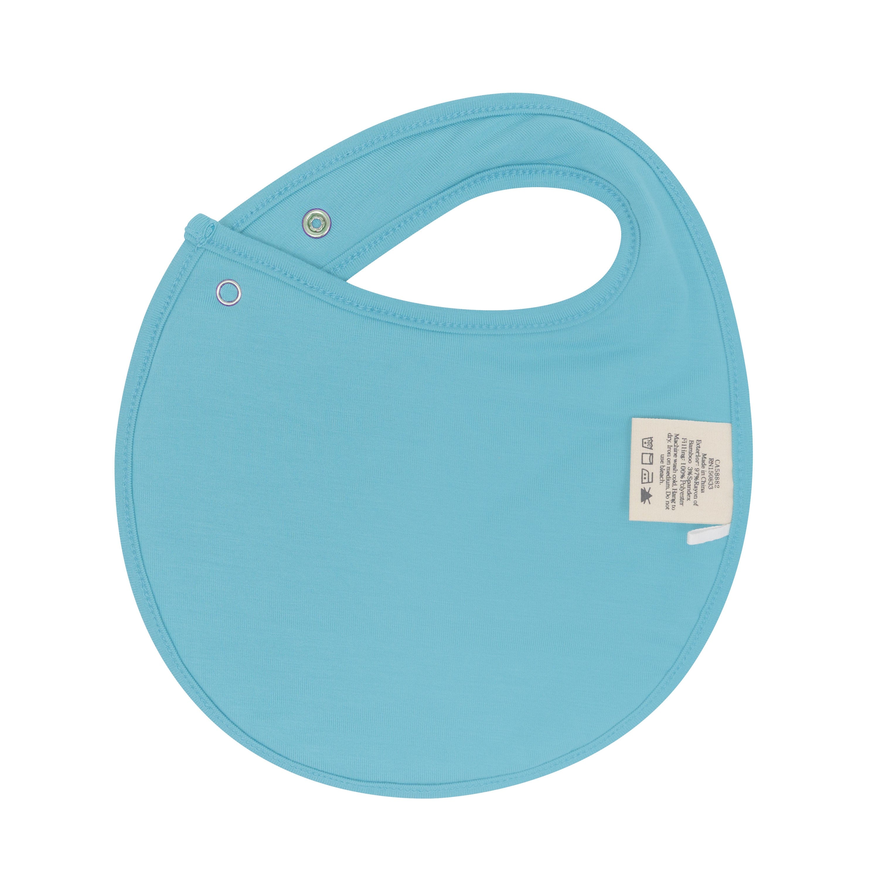 back of kyte baby Cushy Bib in Makai