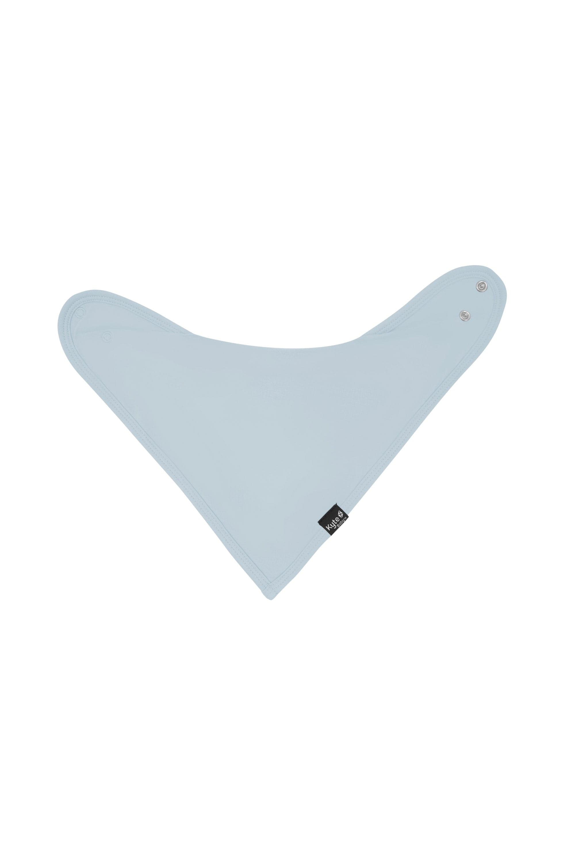 Bib in Fog laid out open and flat