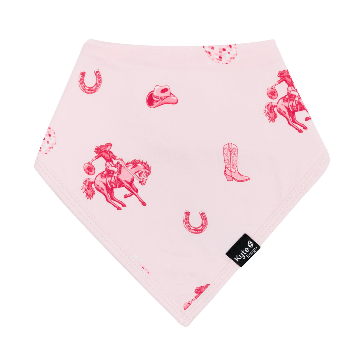 Front of the Bib in Disco Cowgirl