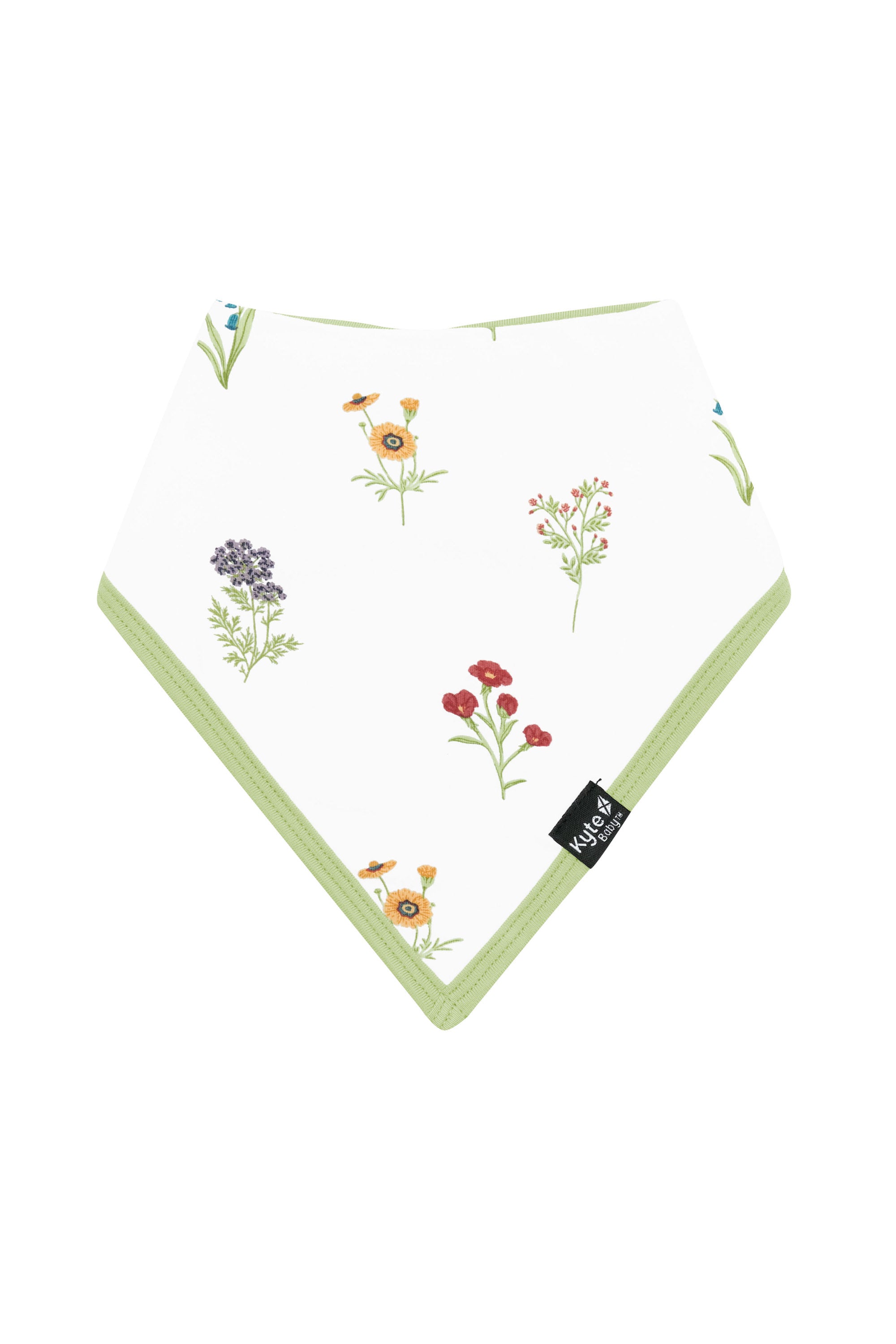 Front of Bib in Wildflower