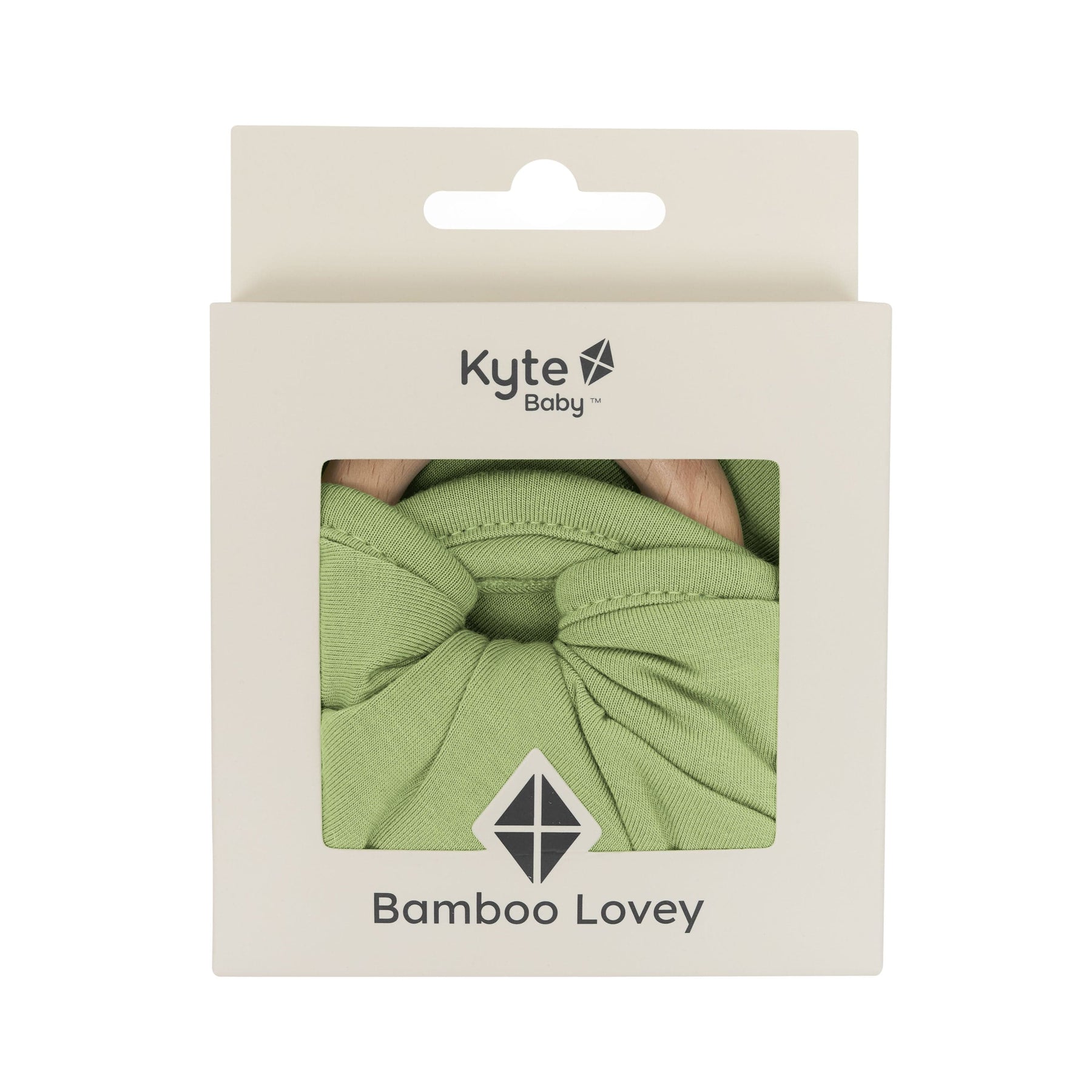 Kyte Baby Lovey in Honu with Removable Teething Ring packaging