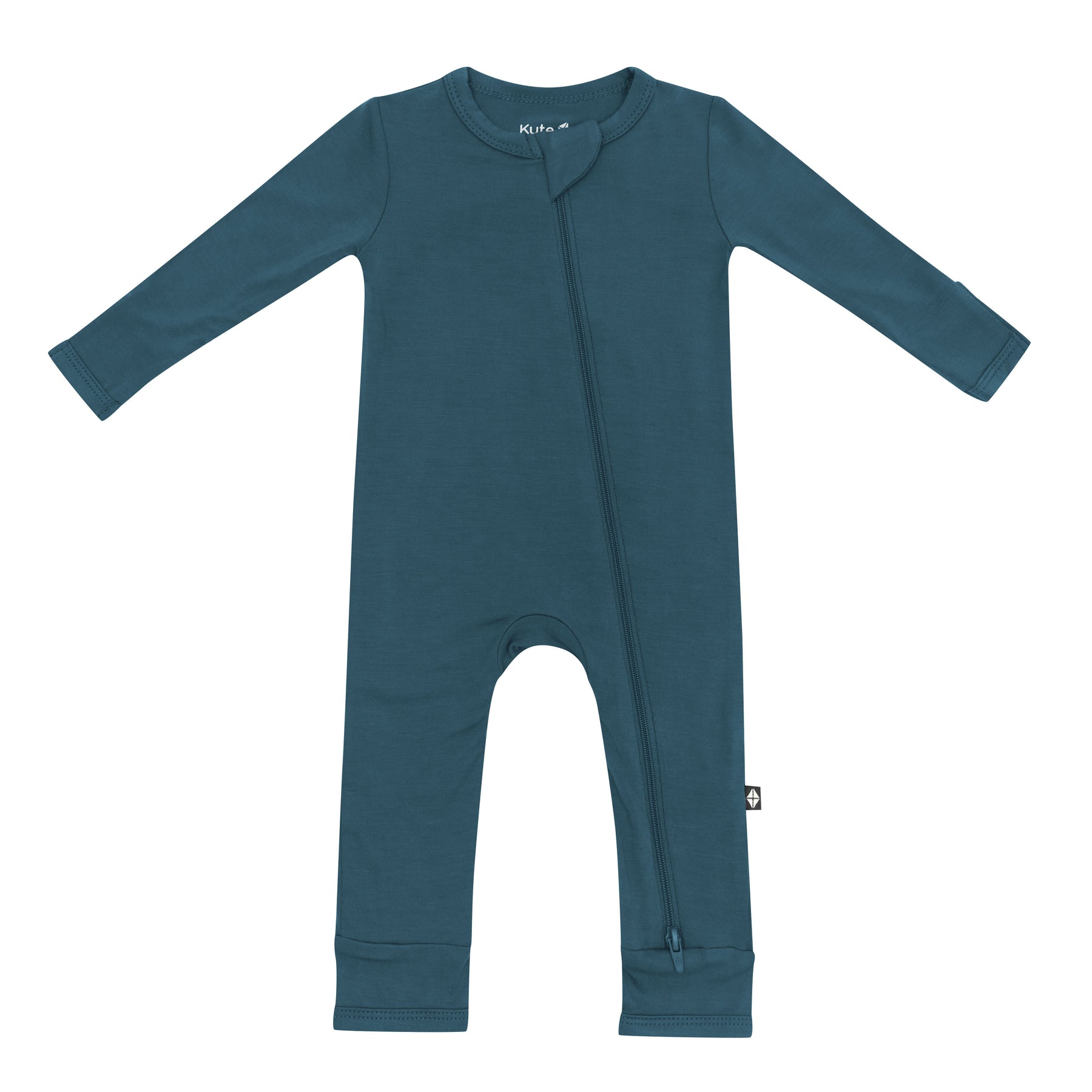 Product photo of the Zippered Romper in Atlantic