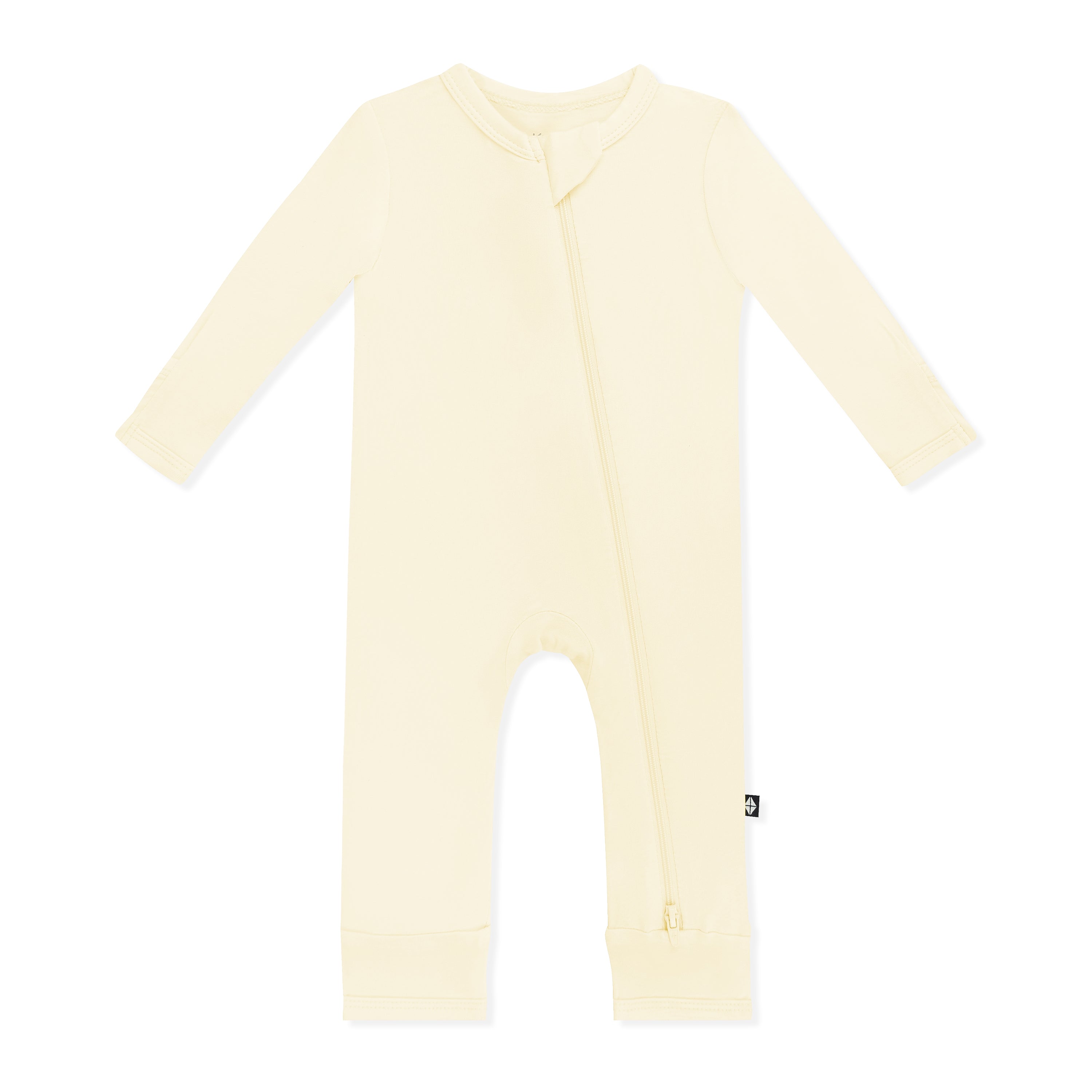 Product photo of the Zippered Romper in Chamomile