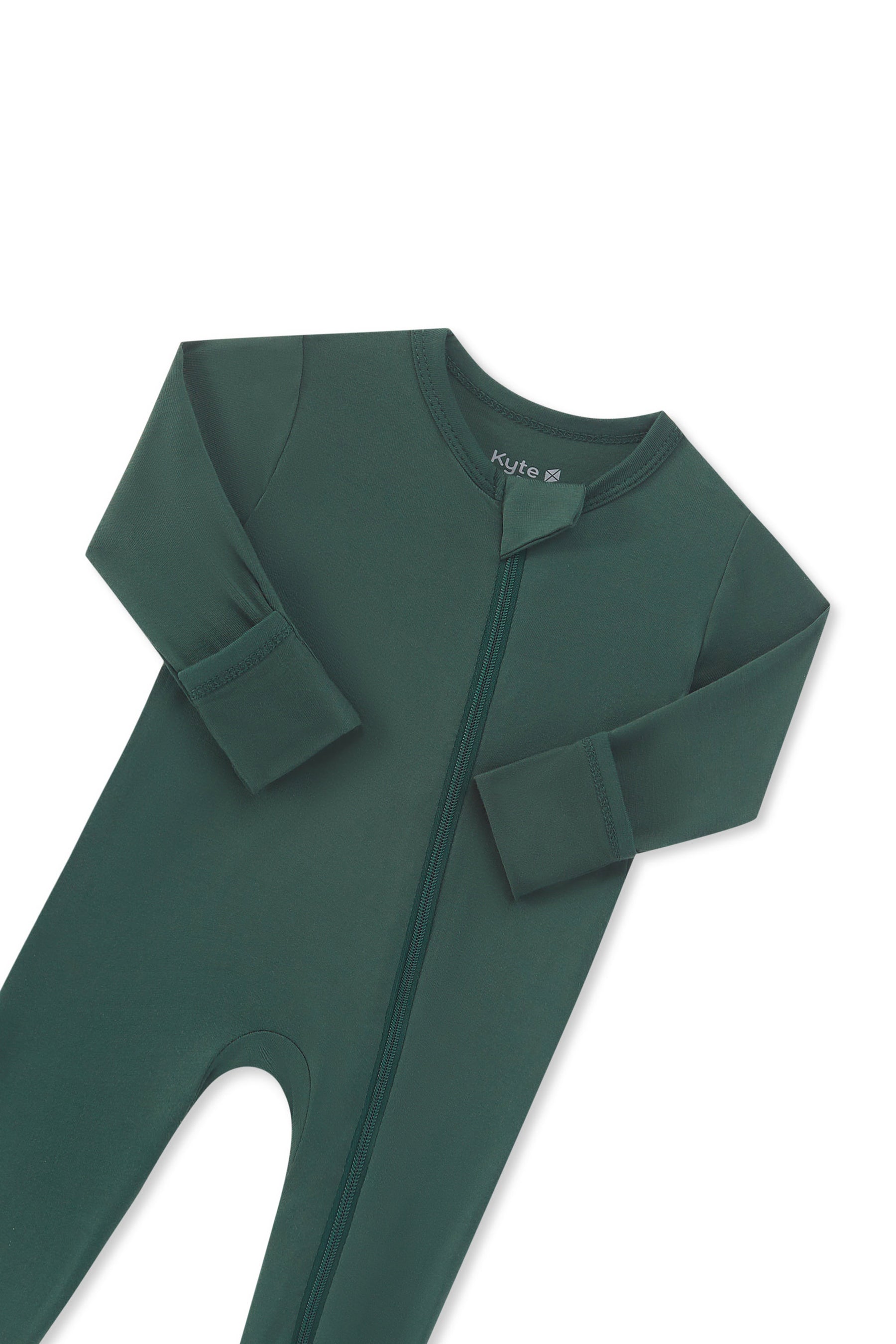 Zippered Romper in Cypress