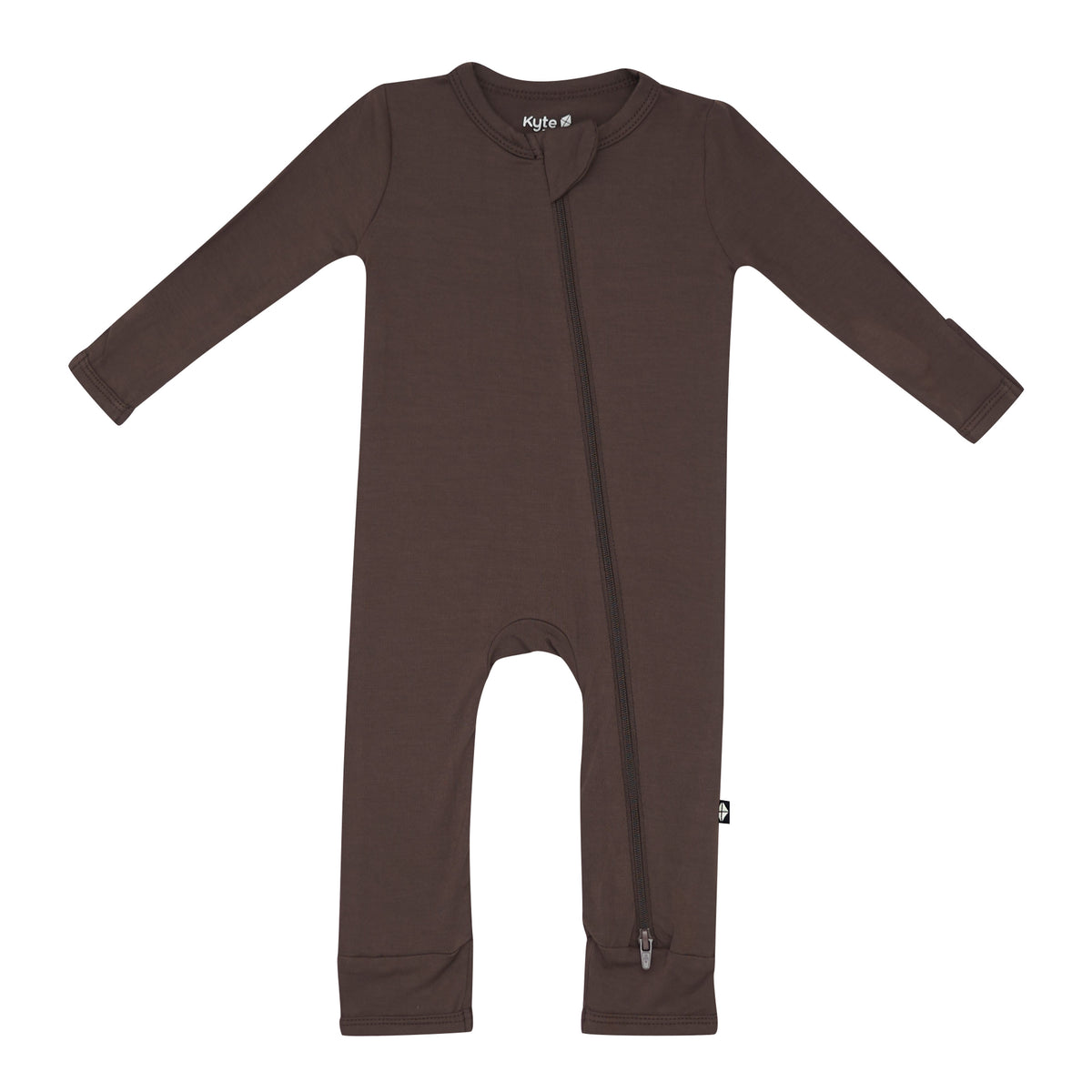 Product photo of the Zippered Romper in Espresso
