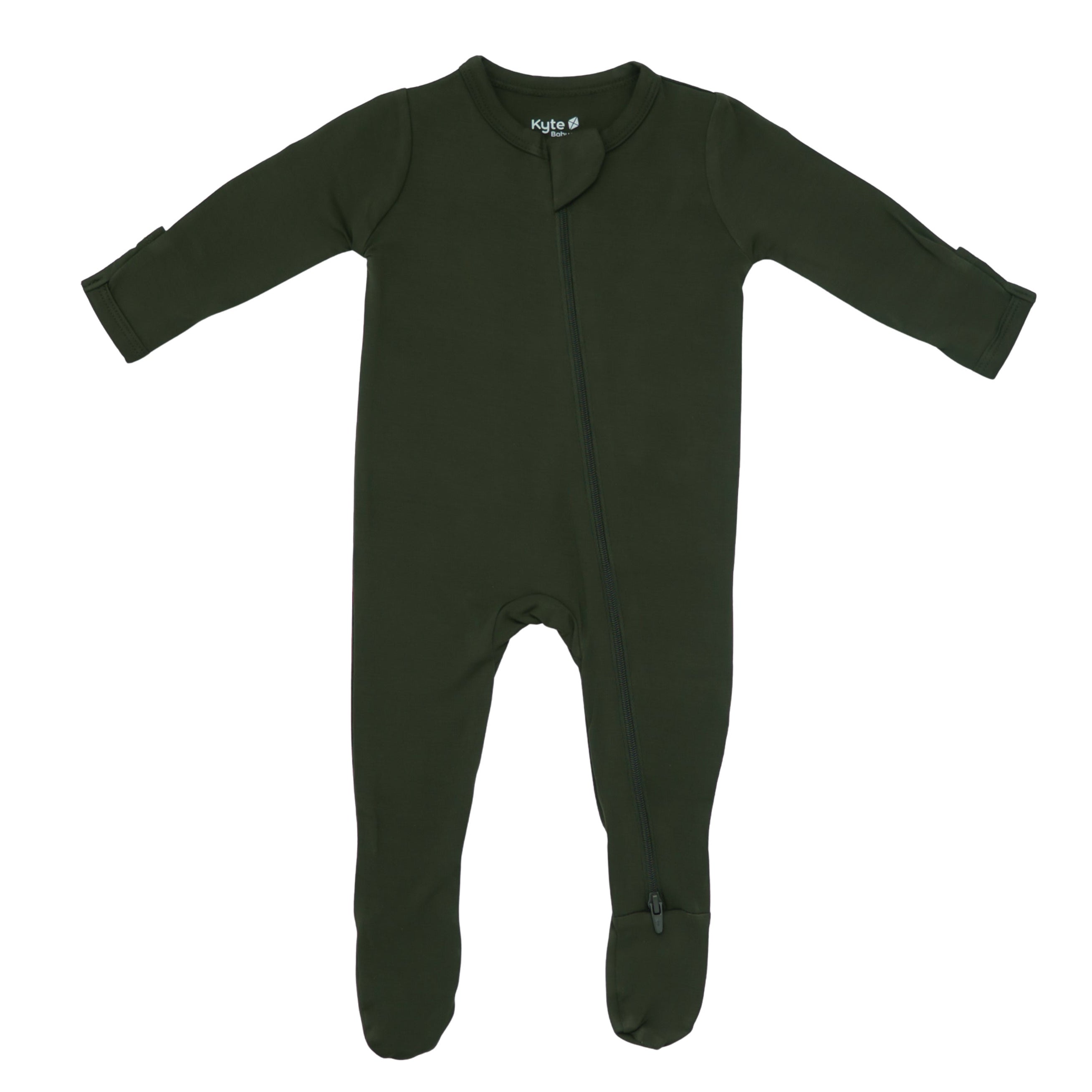 Product photo of the Zippered Footie in Fir