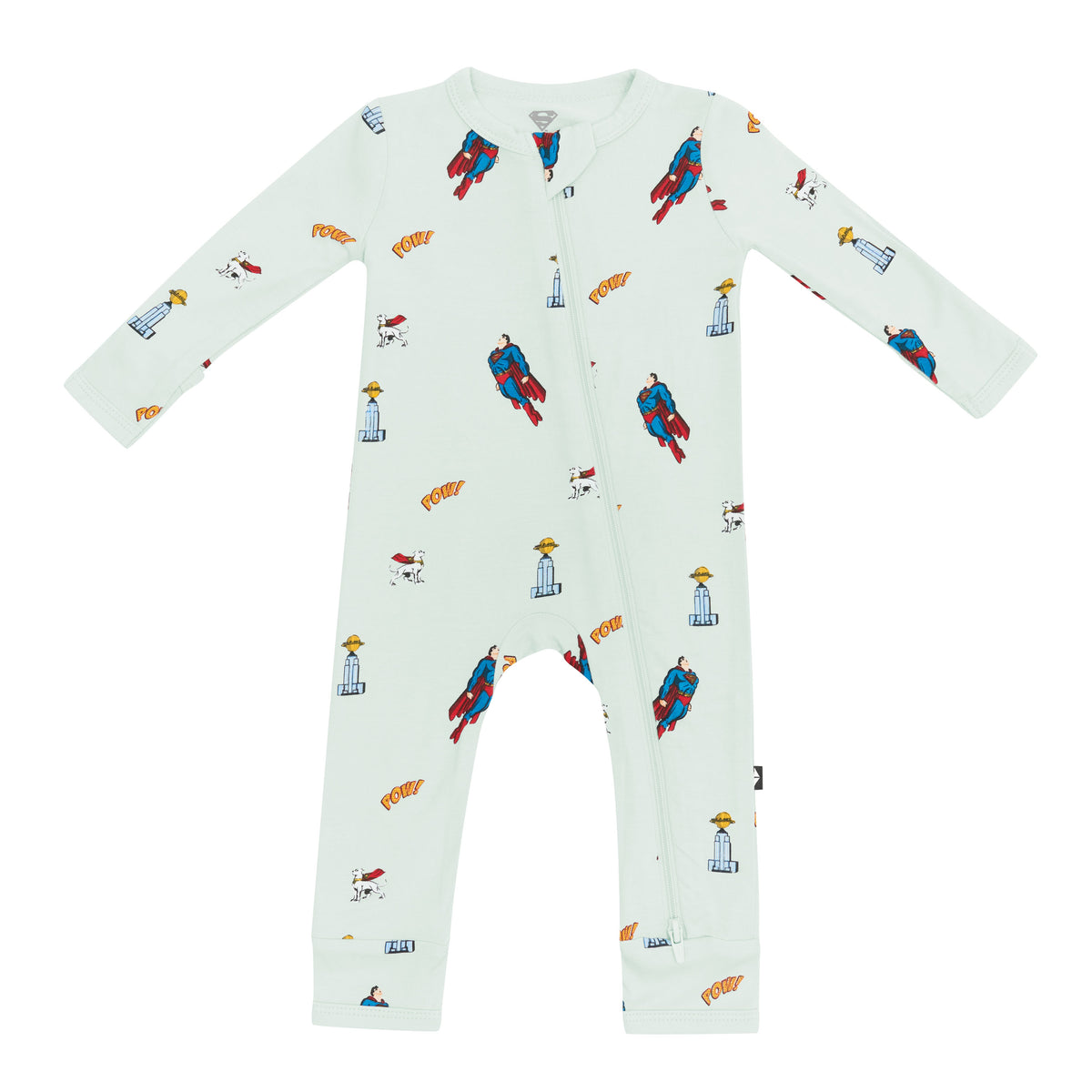 Kyte Baby's Zippered Romper in Superman™