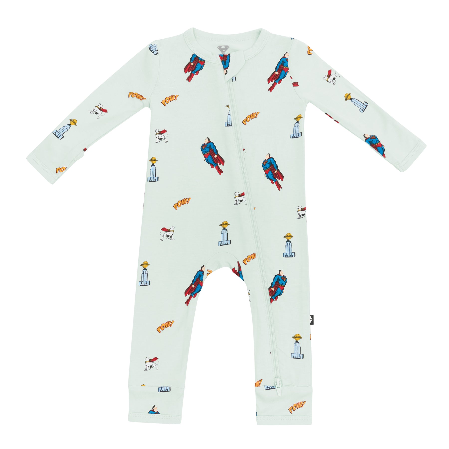 Kyte Baby's Zippered Romper in Superman™