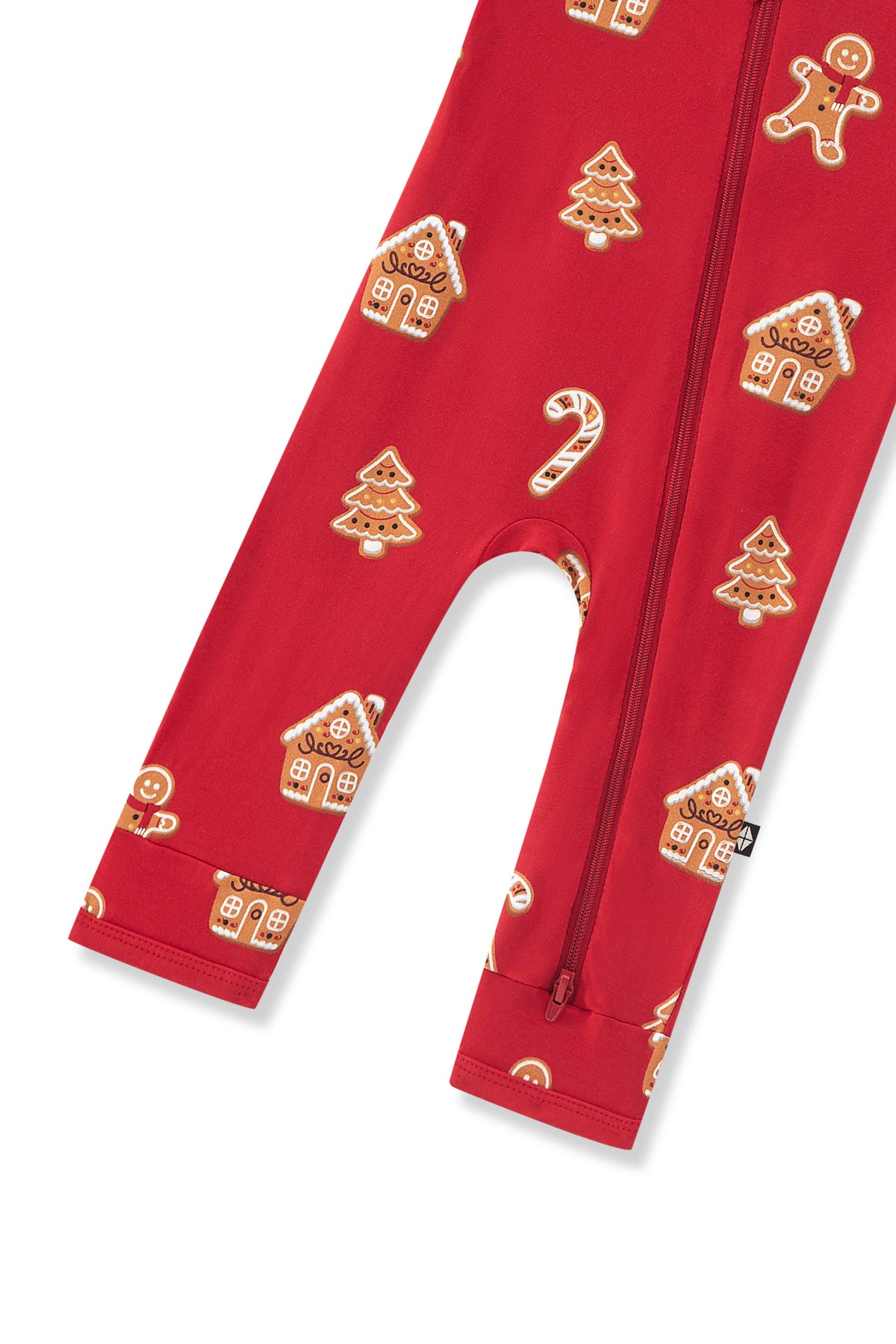 Zippered Romper in Gingerbread