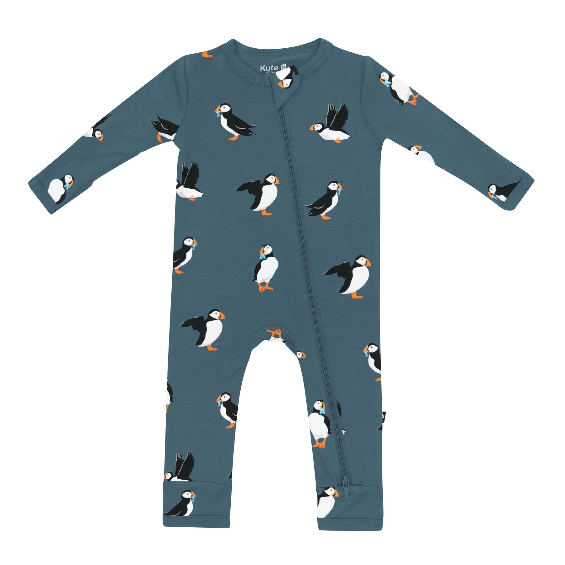 Product photo of the Zippered Romper in Puffin