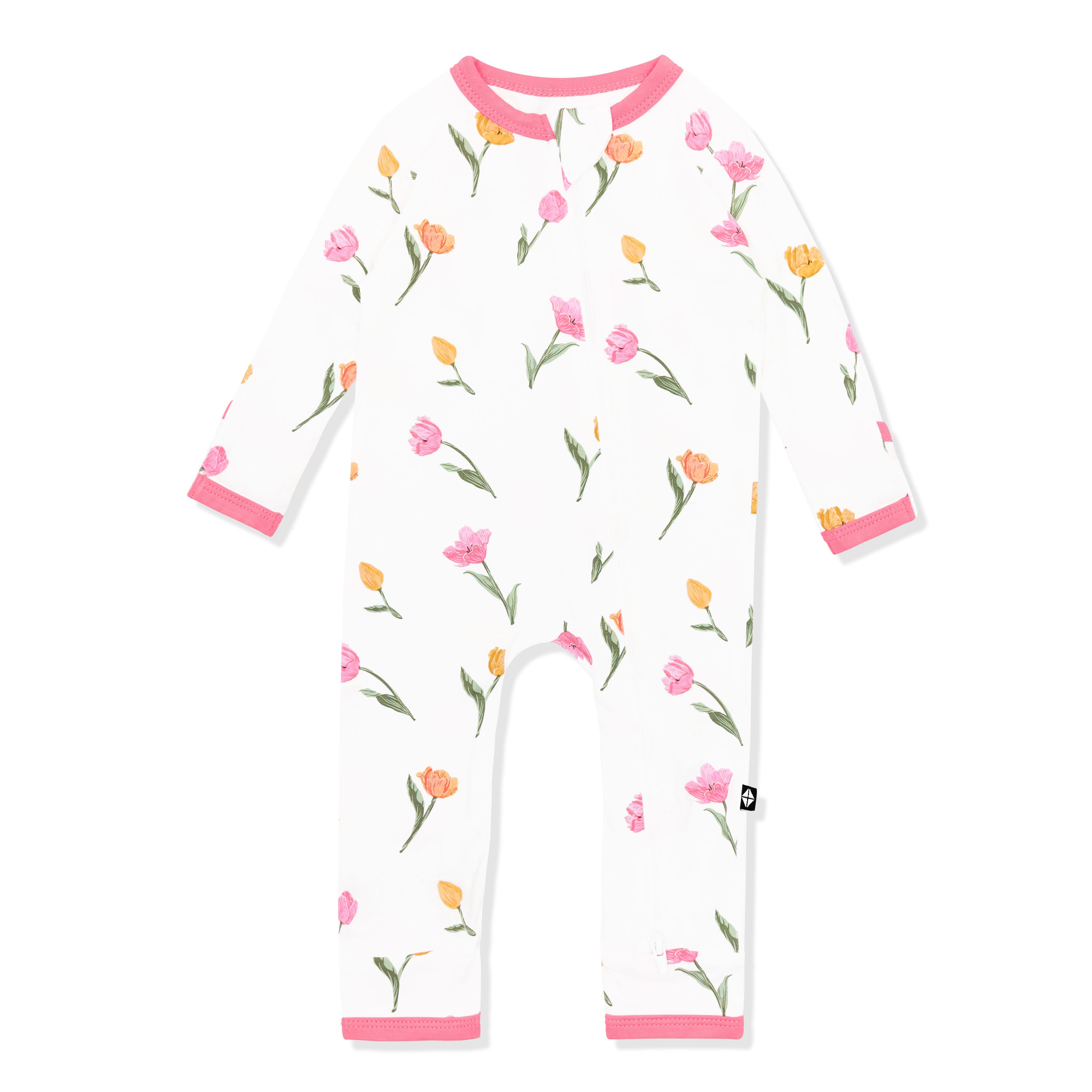 Product photo of the Zippered Romper in Tulip