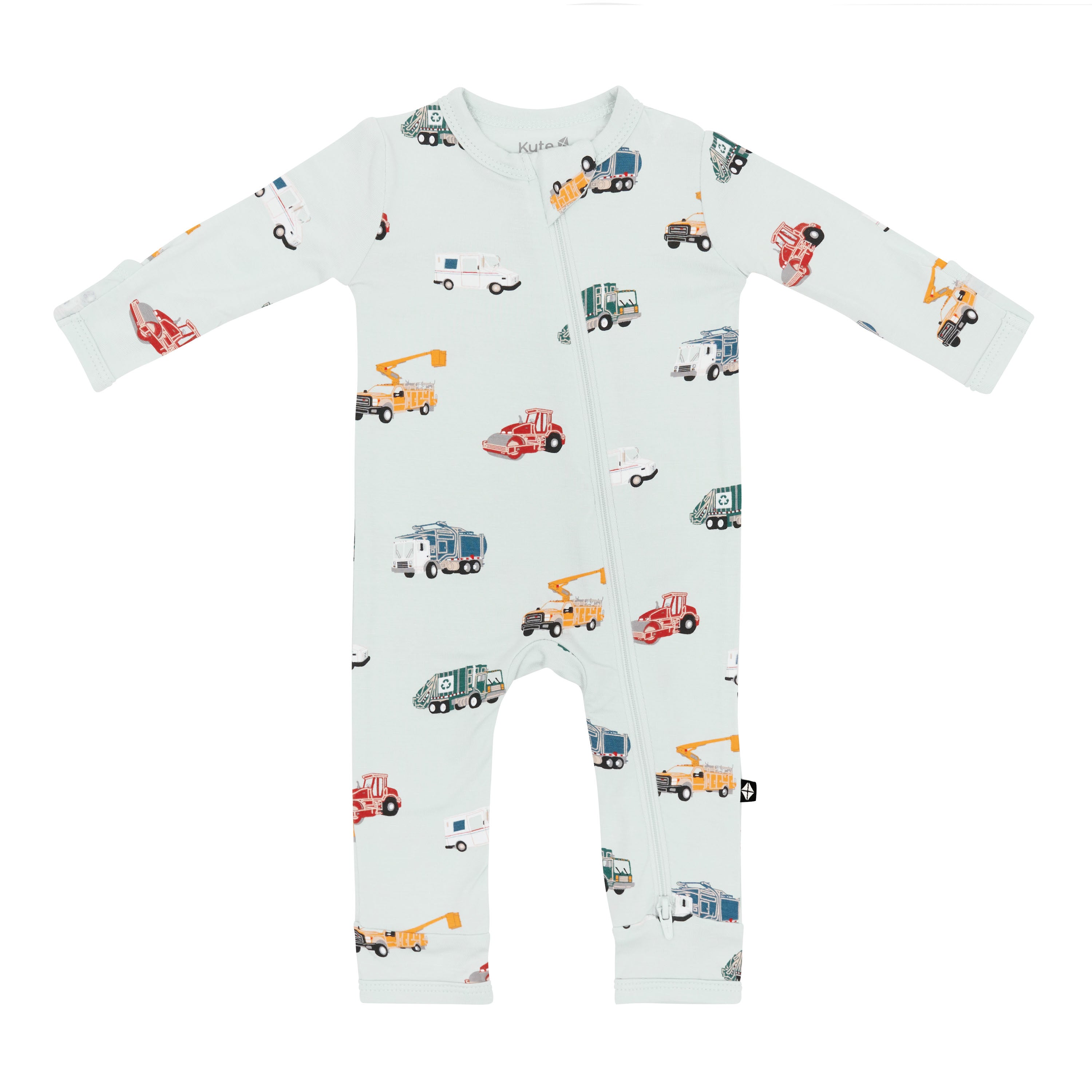 Product photo of the Zippered Romper in City Vehicles