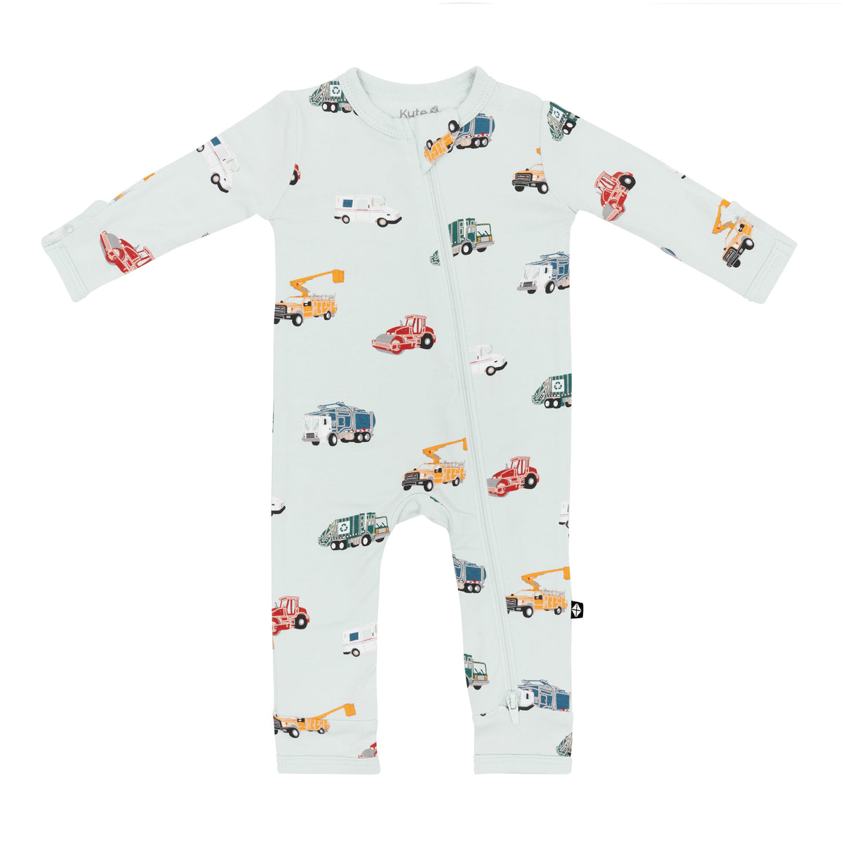 Product photo of the Zippered Romper in City Vehicles