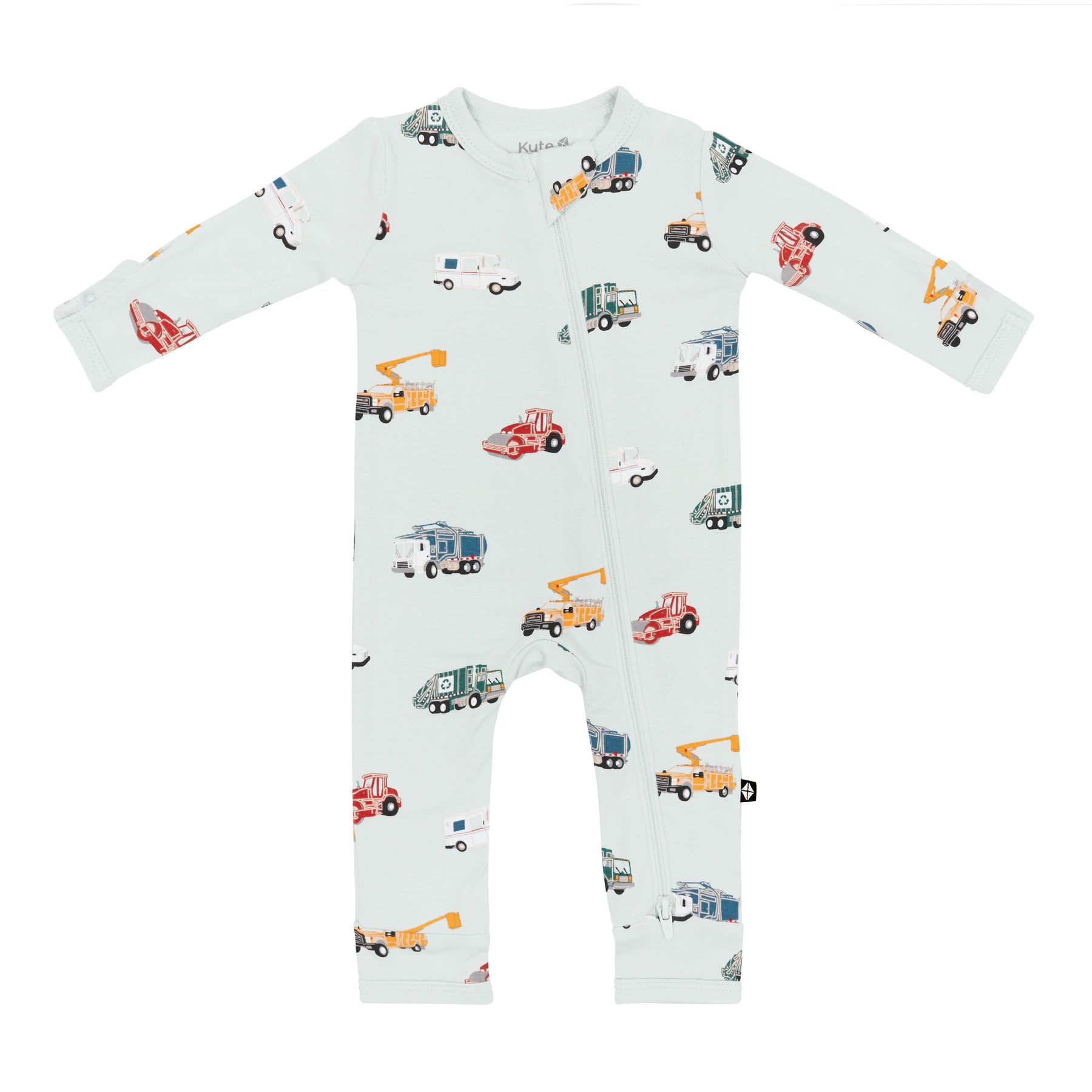 Product photo of the Zippered Romper in City Vehicles