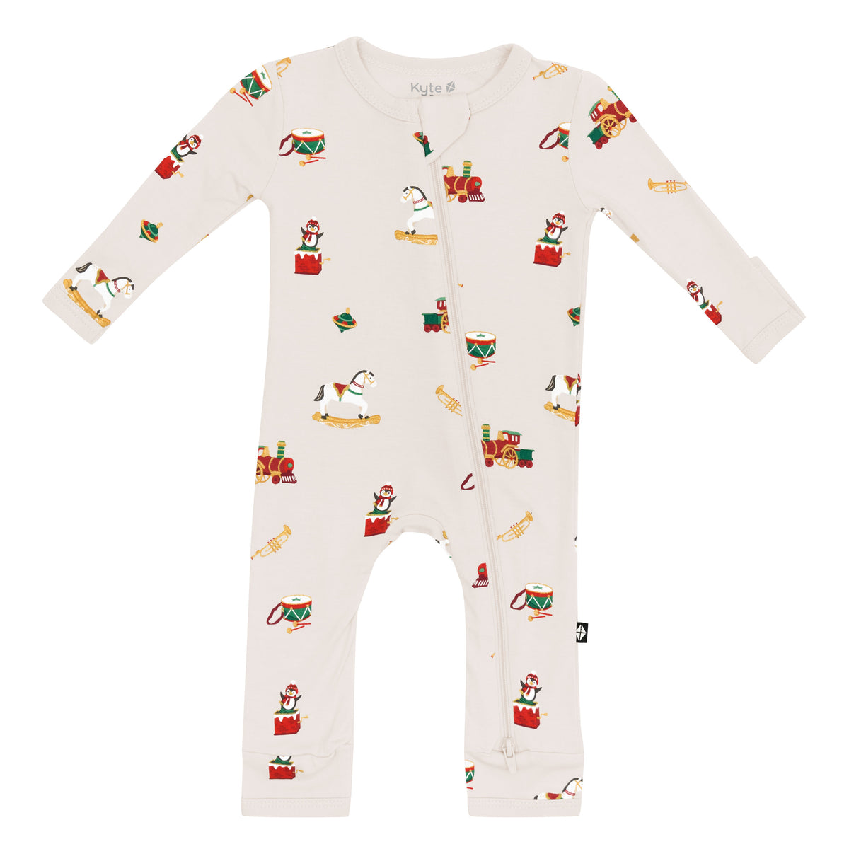 Product photo of the Zippered Romper in Vintage Toys