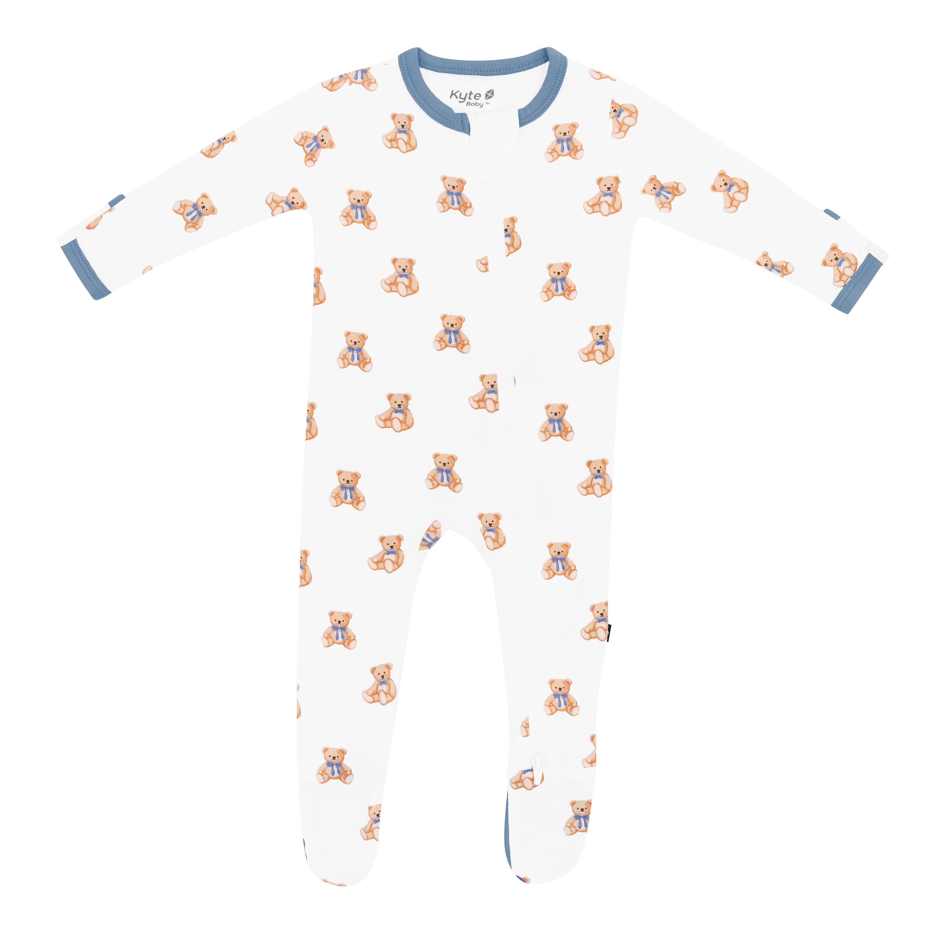 Kyte Baby Zippered Footie in Teddy Bear