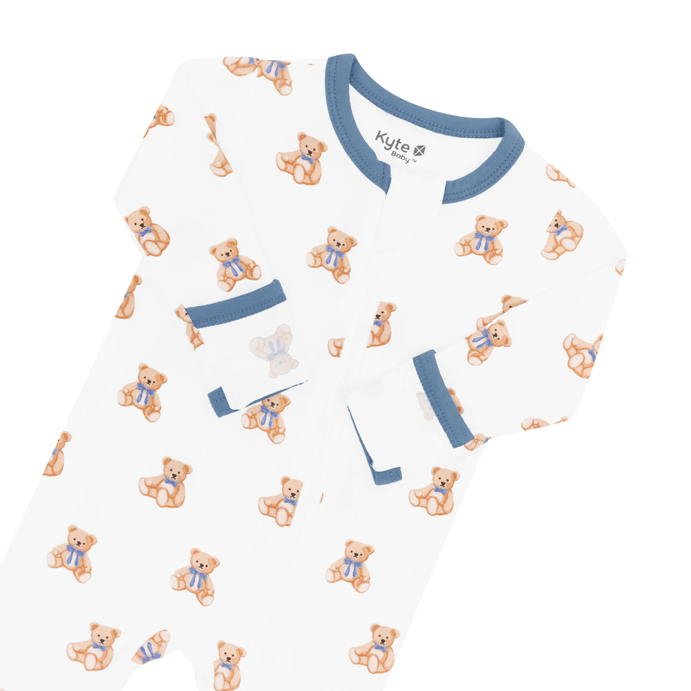 Zippered Footie- Bedtime Story Animals main image 1