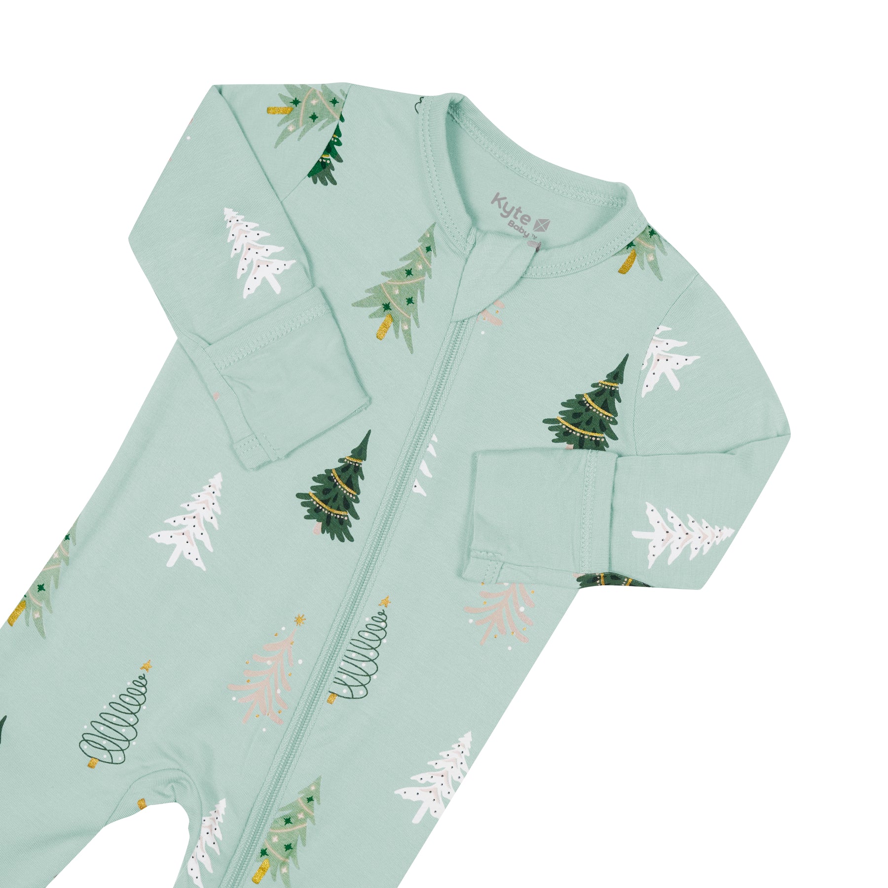 Zippered Footie in Boho Tree