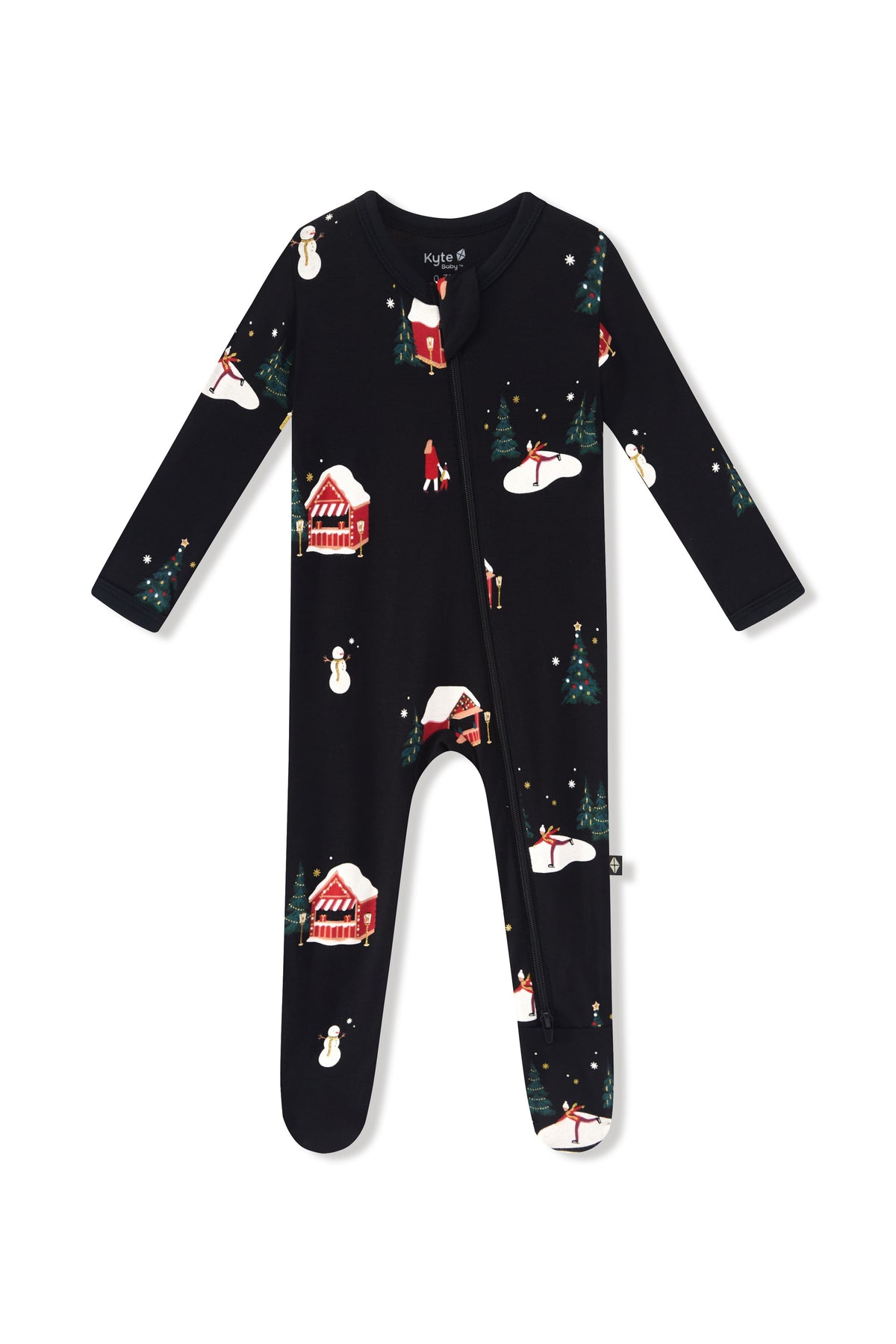 Zippered Footie in Winter Wonderland
