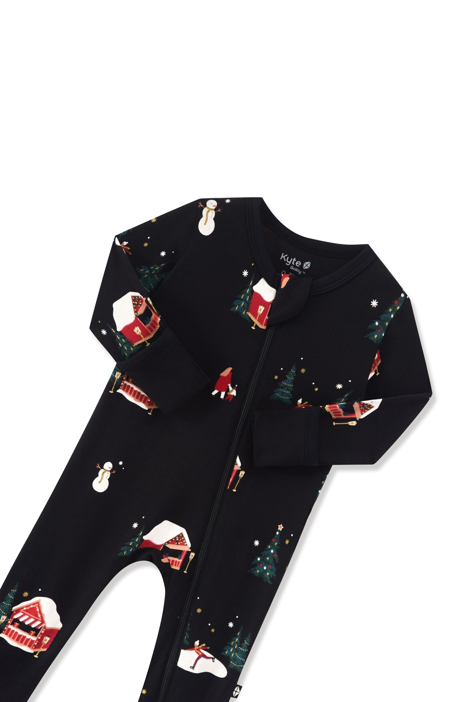 Zippered Footie in Winter Wonderland