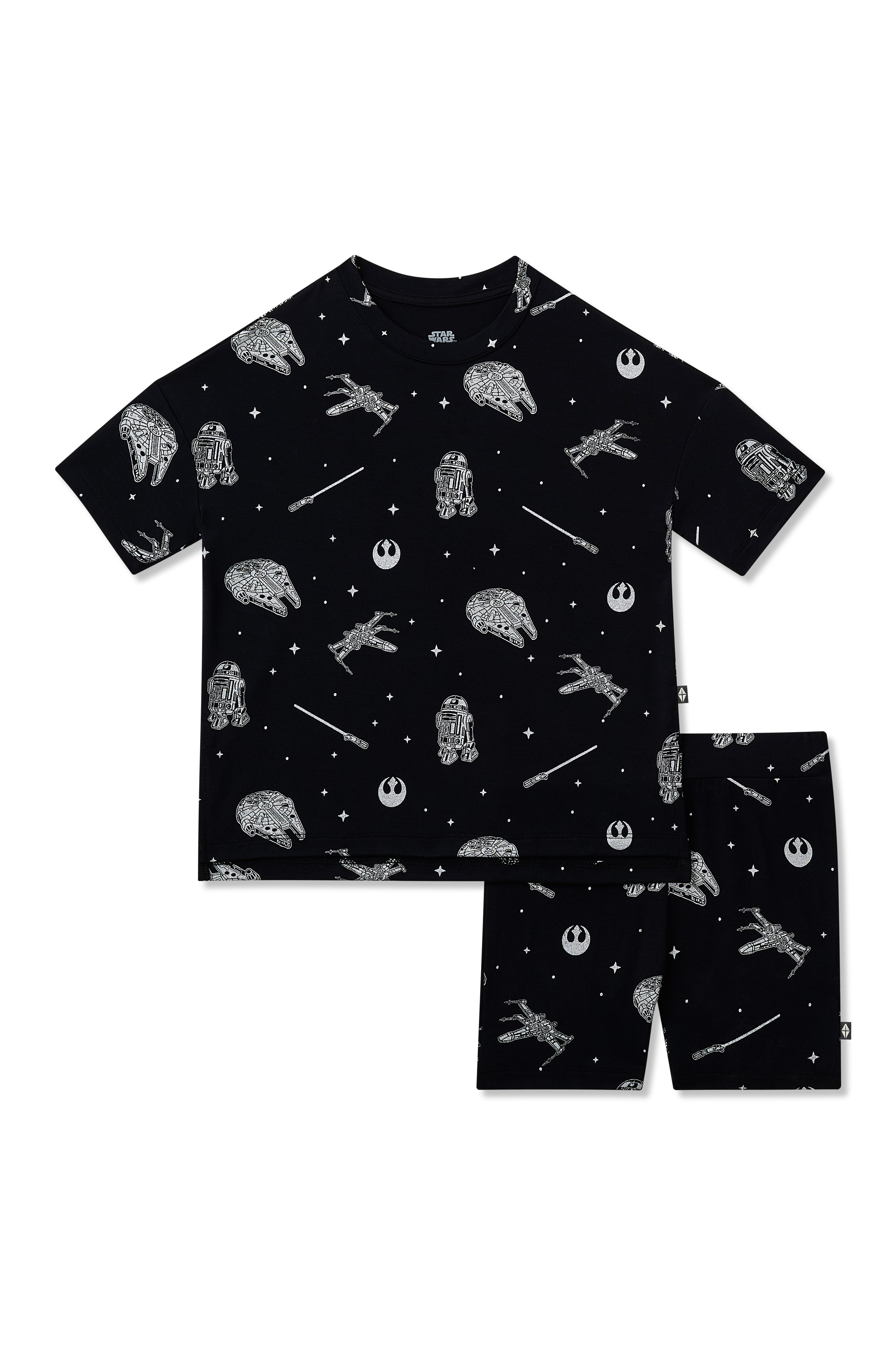 Product photo of the Toddler Biker Short Set in STAR WARS™ shown on a white background