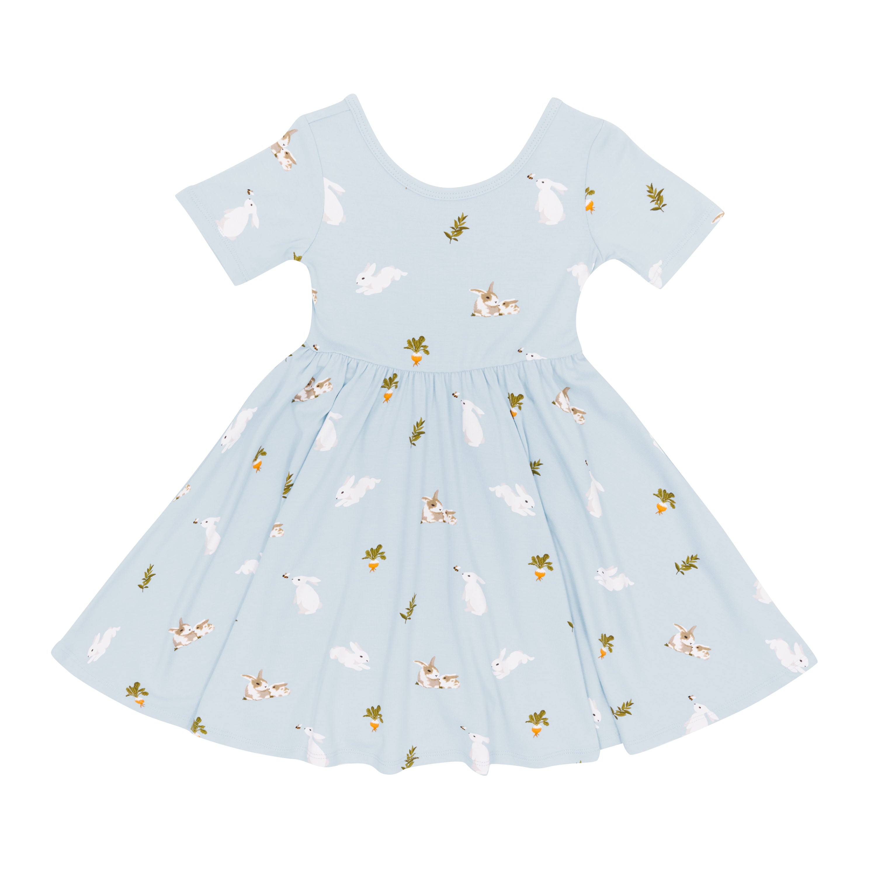 Twirl Dress in Ice Rabbit