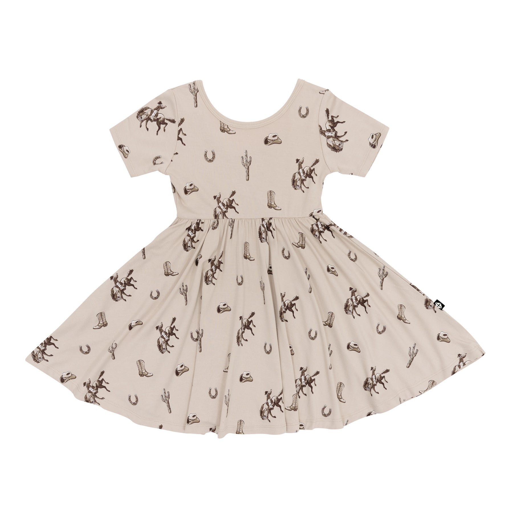 Product photo of the Twirl Dress in Classic Cowboy