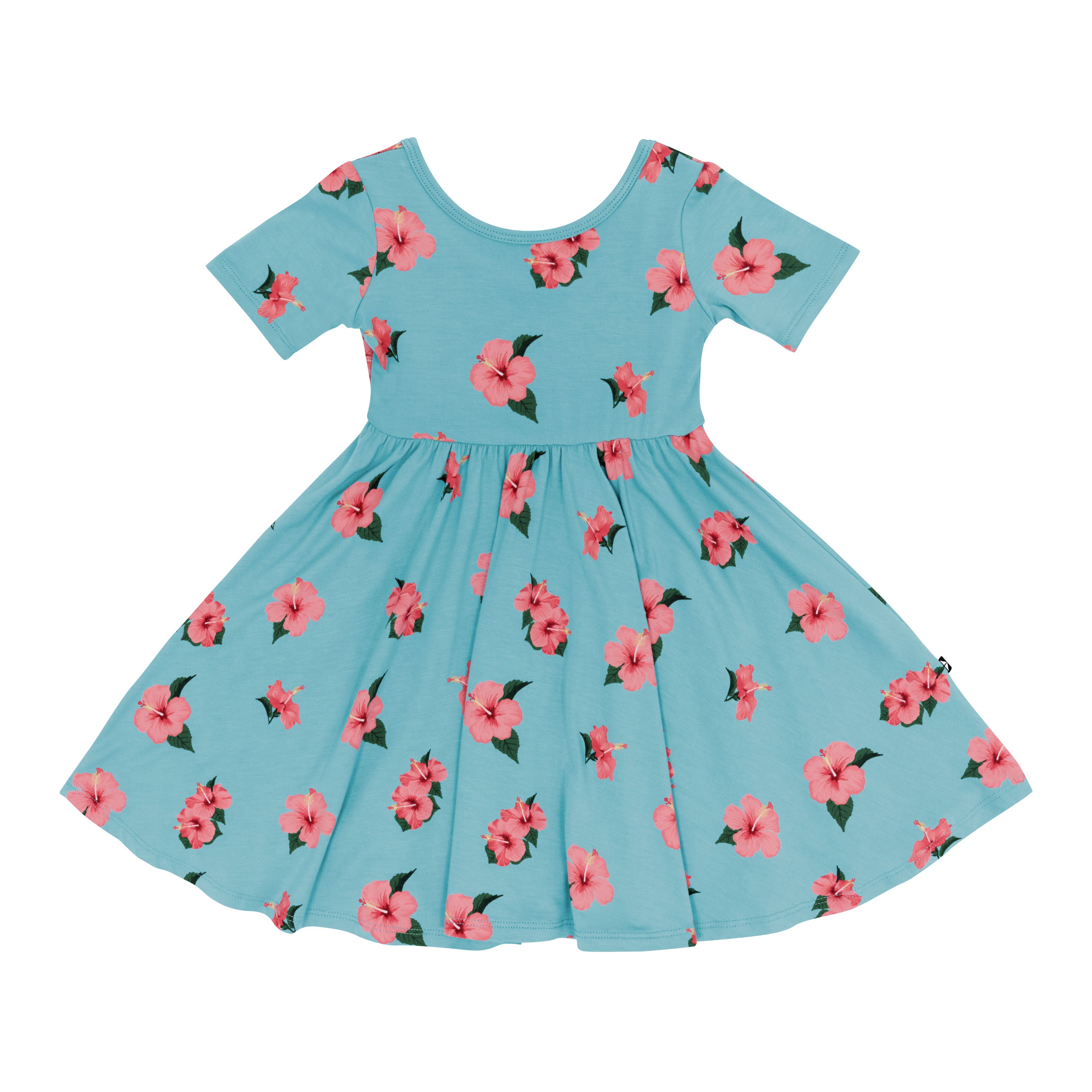 Kyte Twirl Dress in Hibiscus