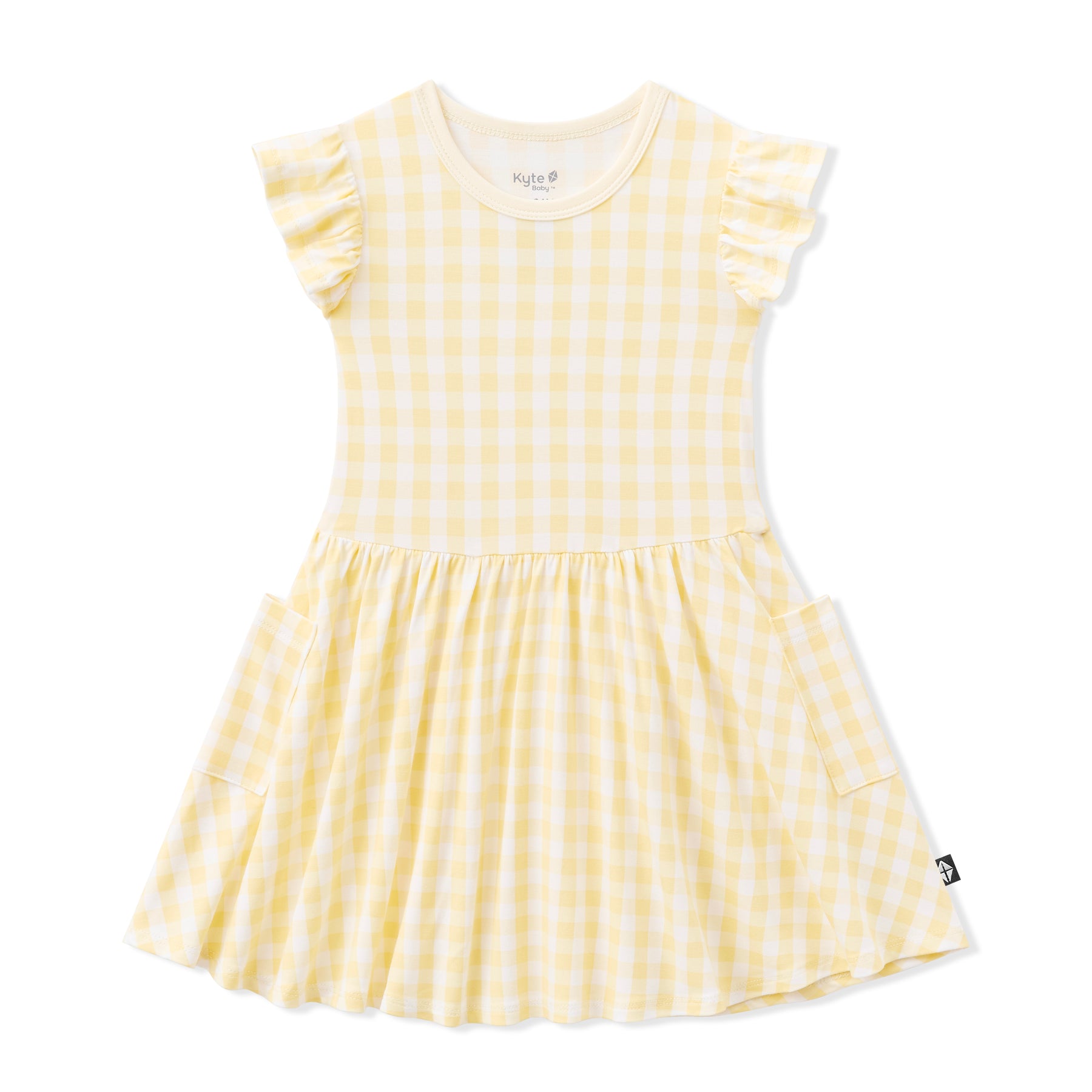 Product photo of the Pocket Dress in Gingham Chamomile