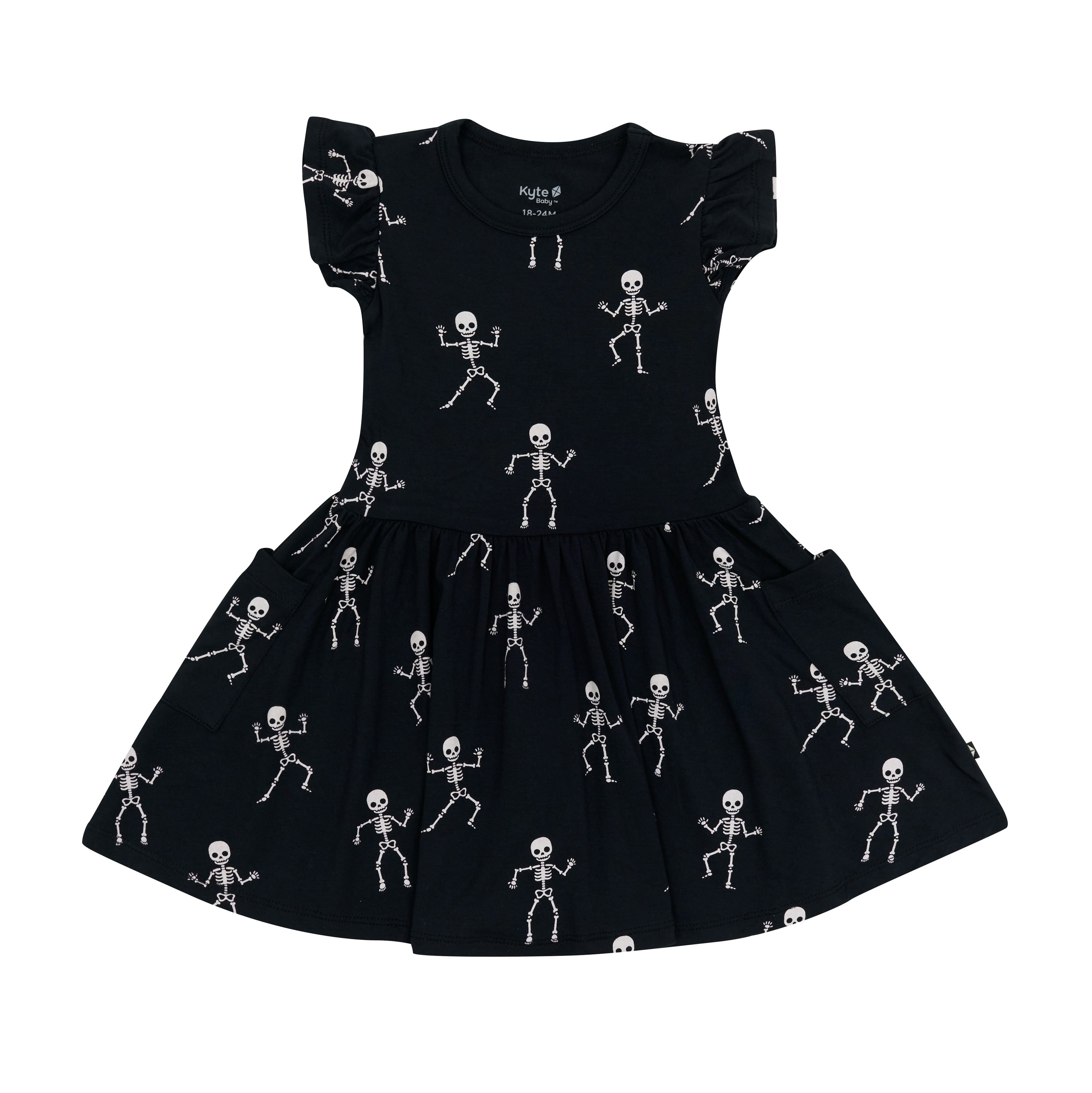 Product photo of the Pocket Dress in Skeleton