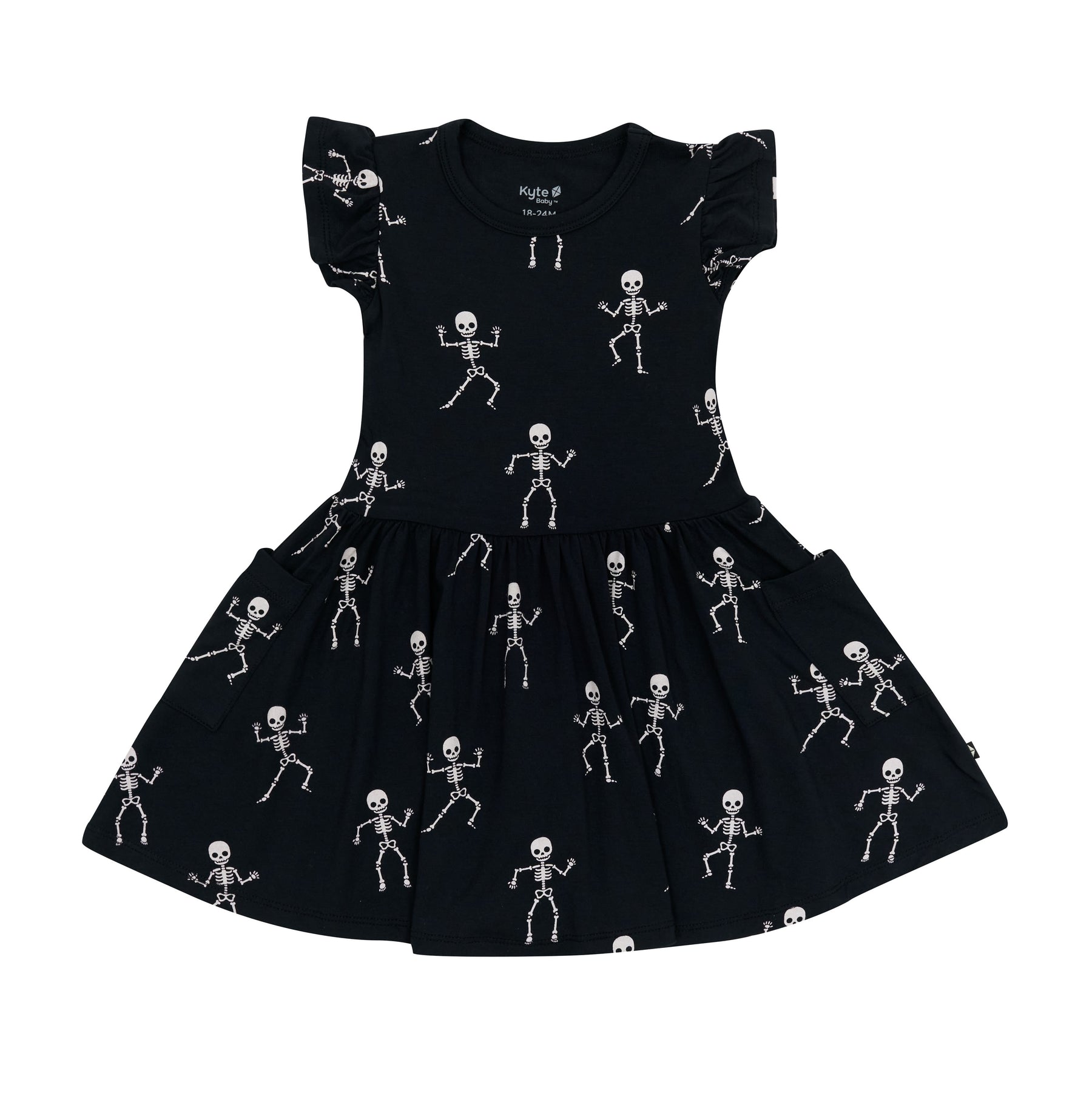 Product photo of the Pocket Dress in Skeleton