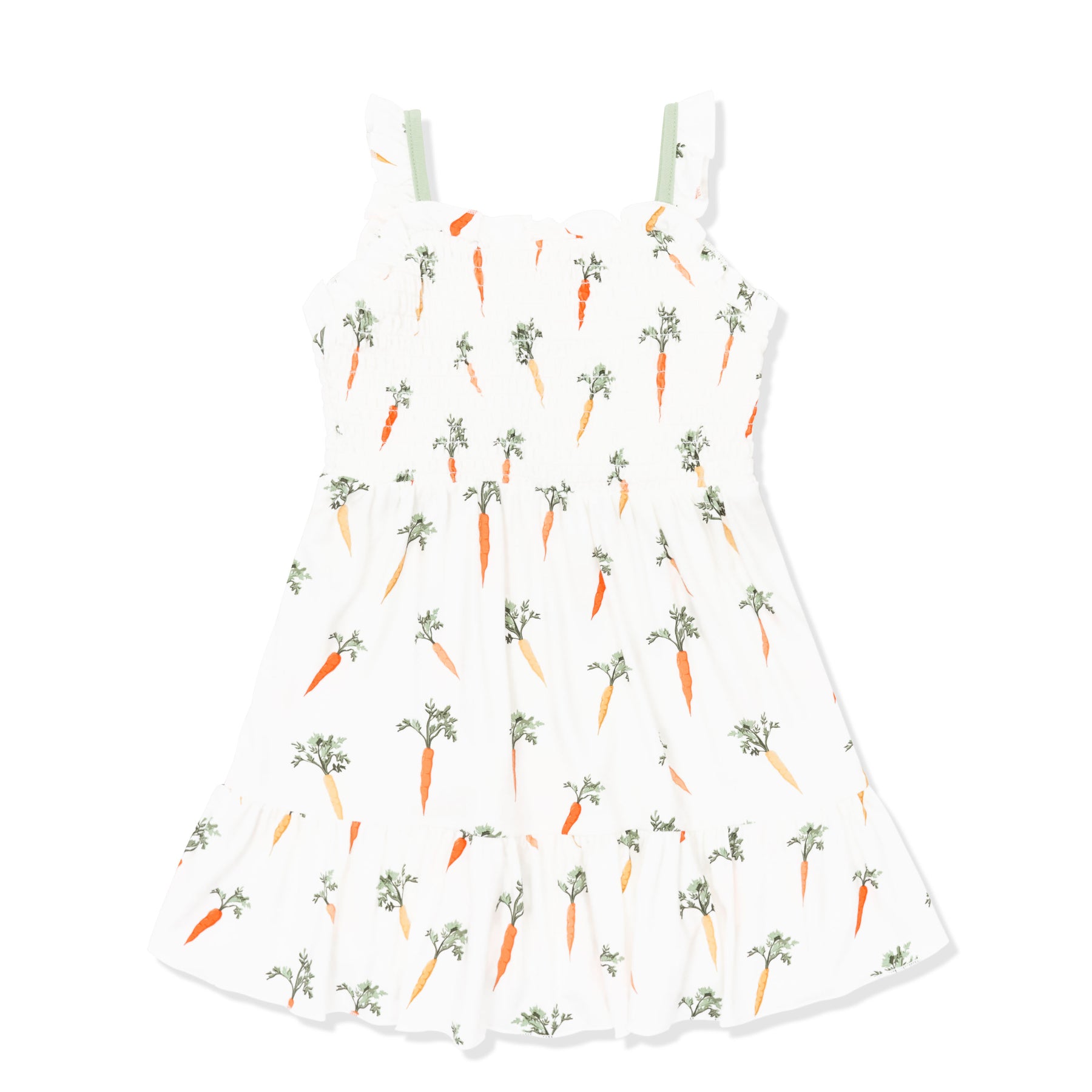 Product photo of the Smocked Dress in Carrot