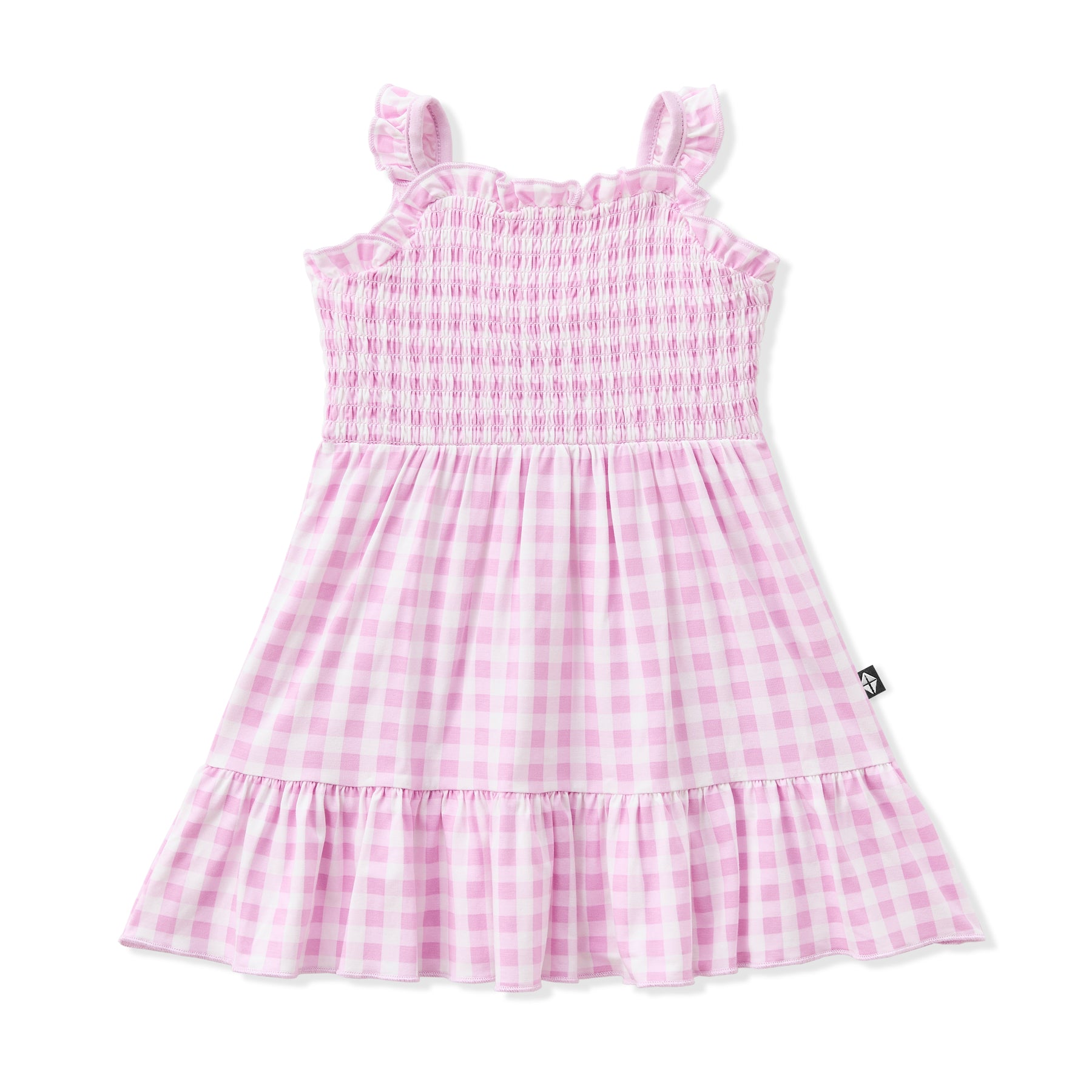 Product photo of the Smocked Dress in Gingham Thistle
