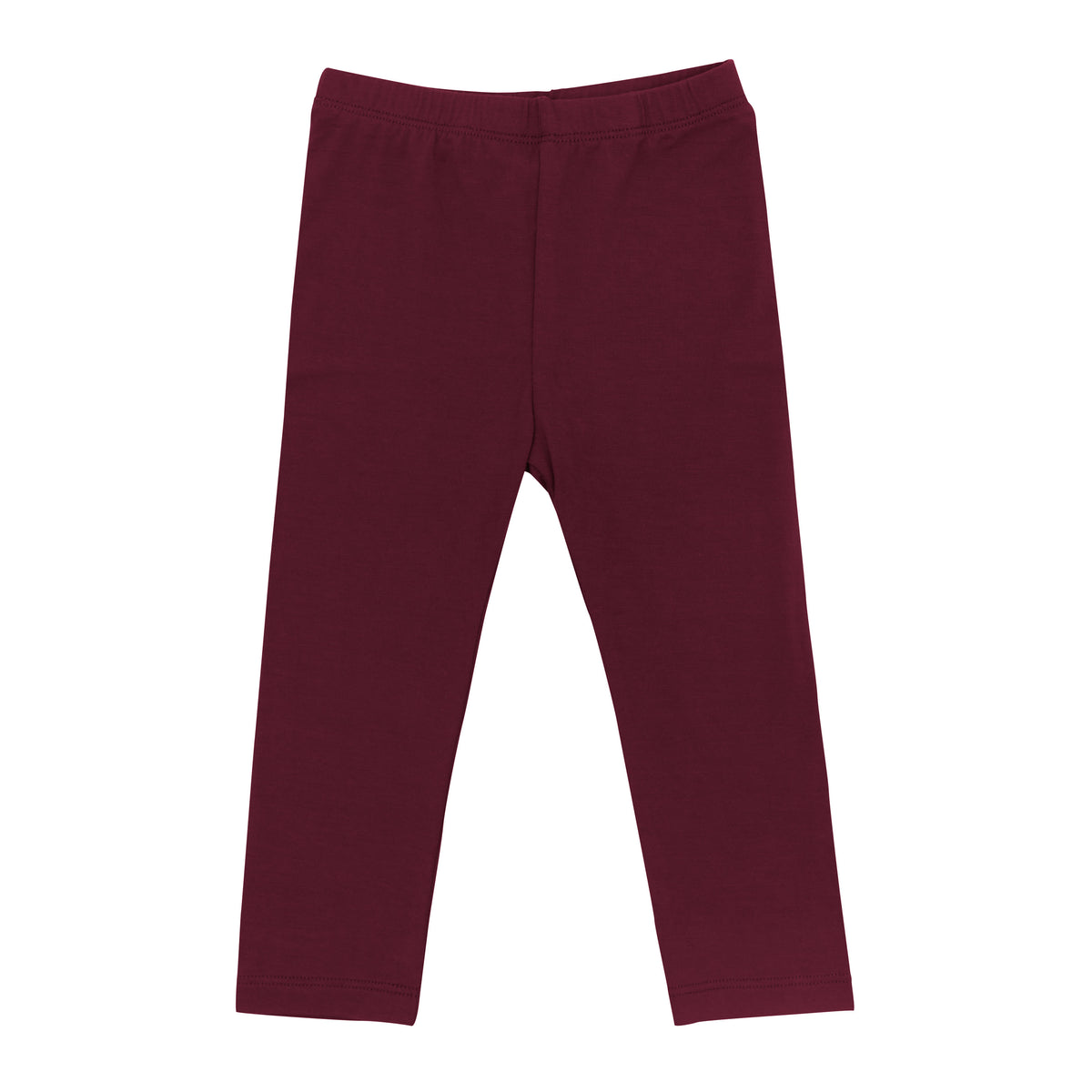 Product photo of the Toddler Leggings in Burgundy