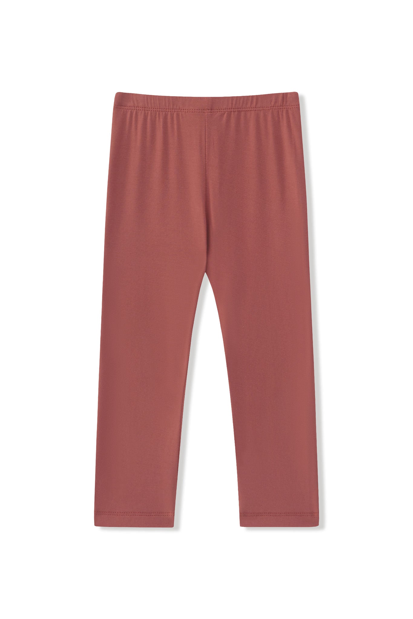 Toddler Leggings in Ember on a white background