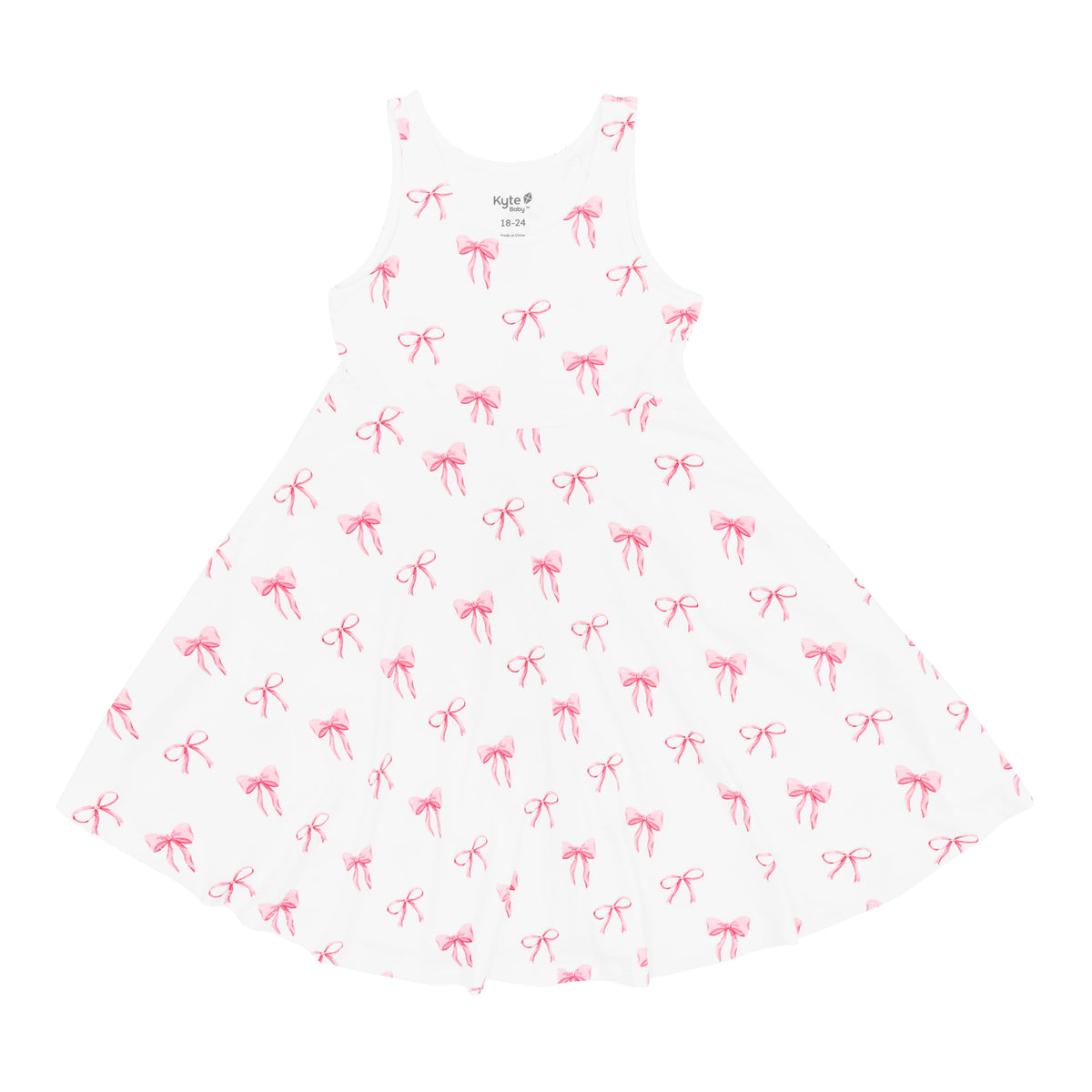 Kyte Baby's Tank Twirl Dress in Bow