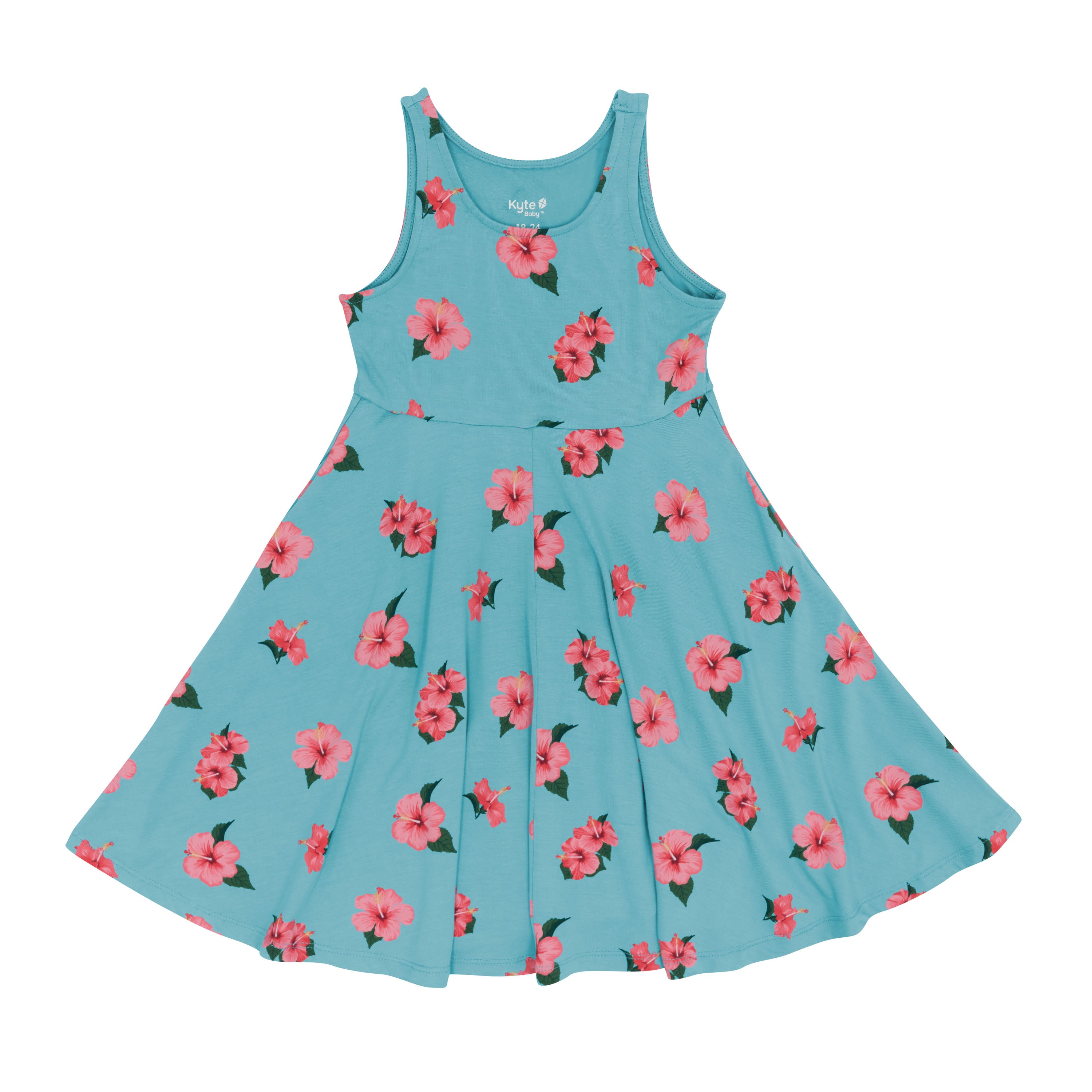 Tank Twirl Dress in Hibiscus