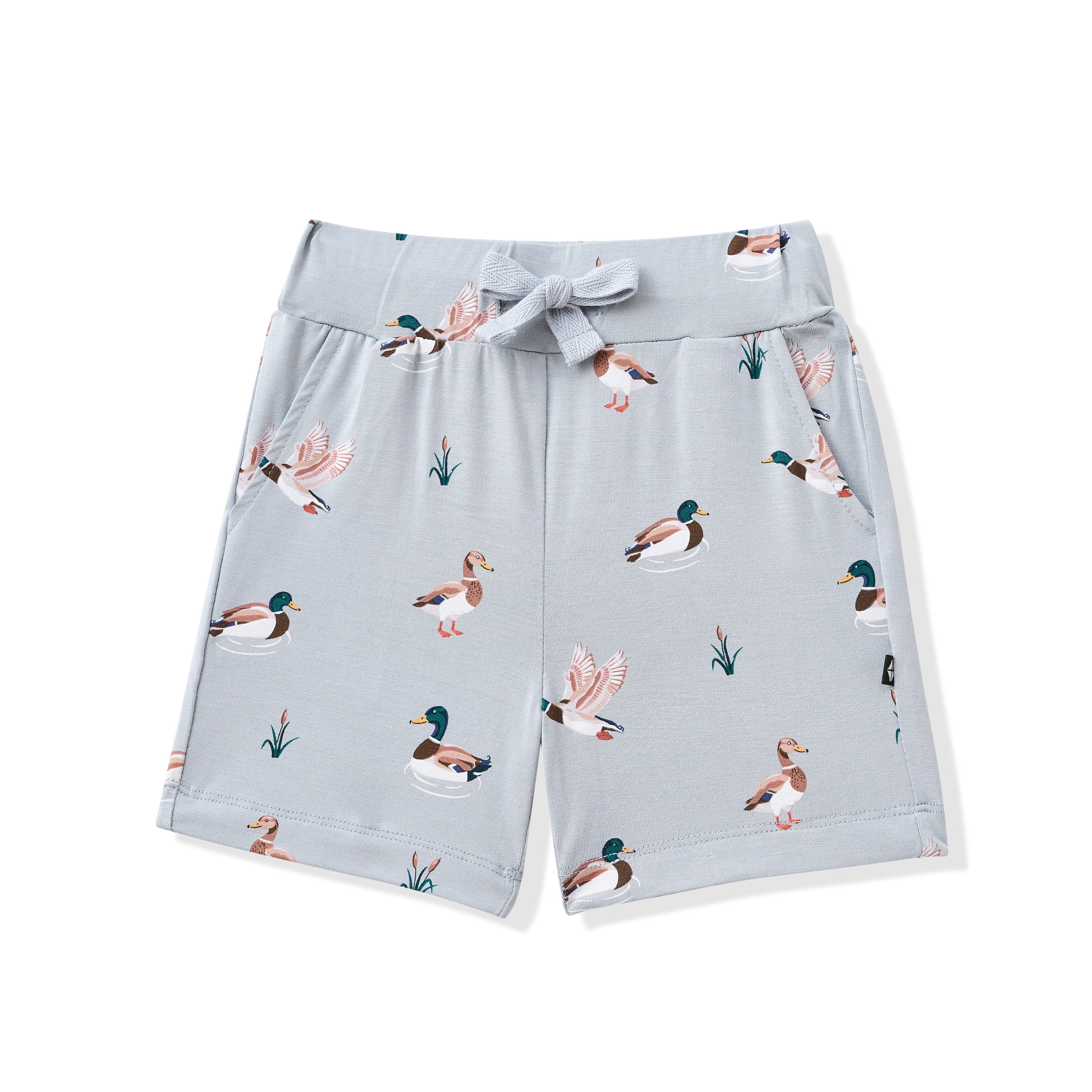 Product photo of the Drawstring Short in Mallard Duck shown on a white surface
