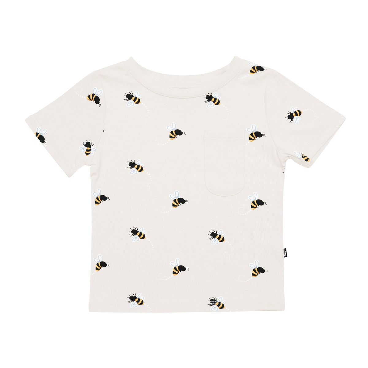 Product photo of Bee Mine toddler crew neck tee