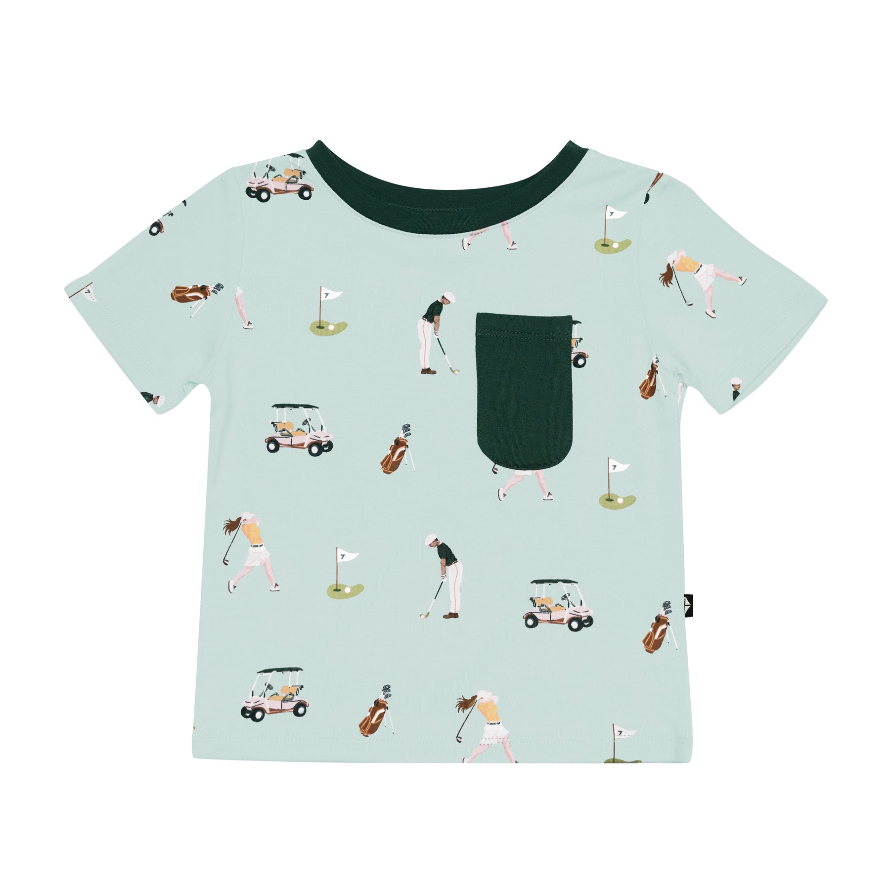 Toddler Crew Neck Tee in Golf