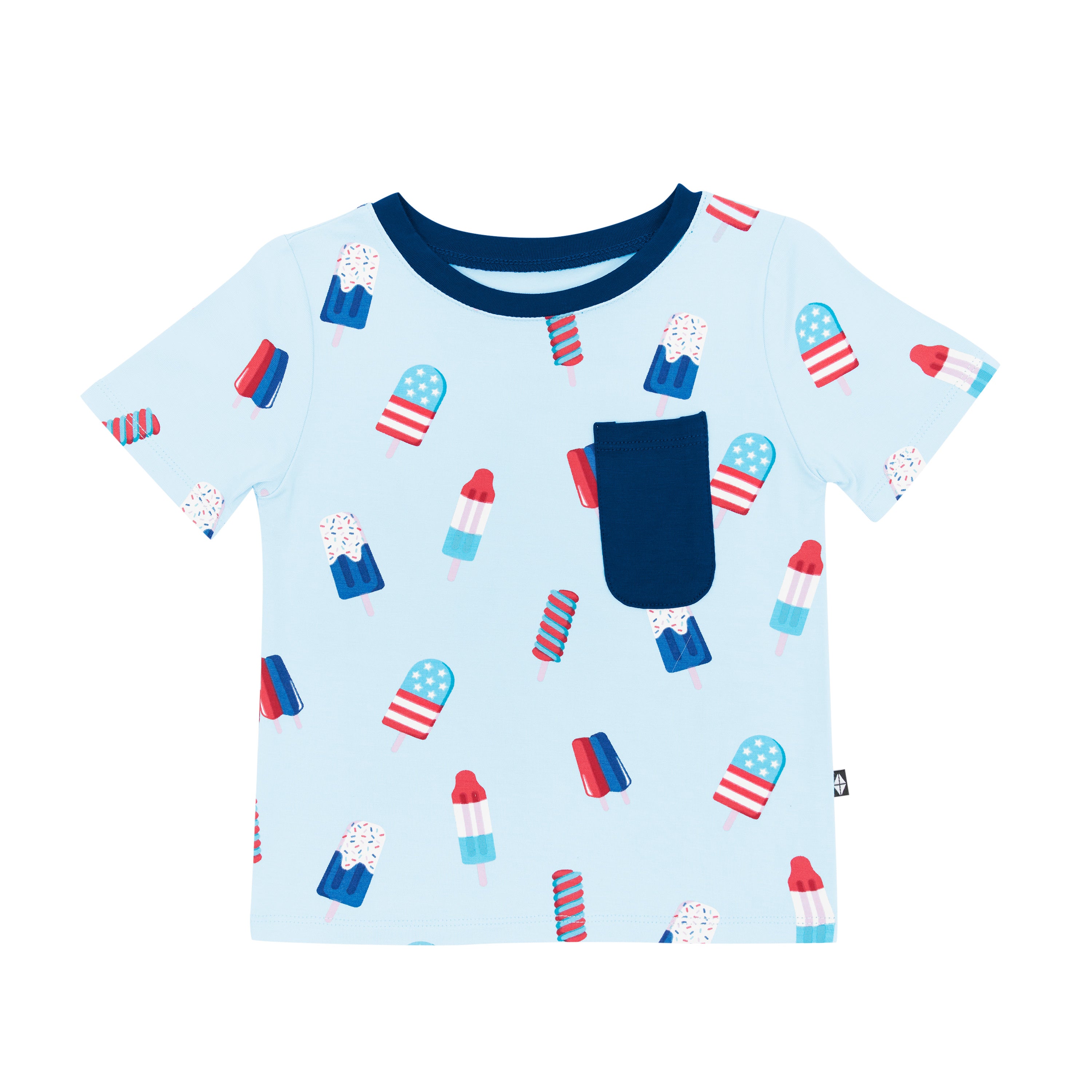 Toddler Crew Neck Tee in Popsicle