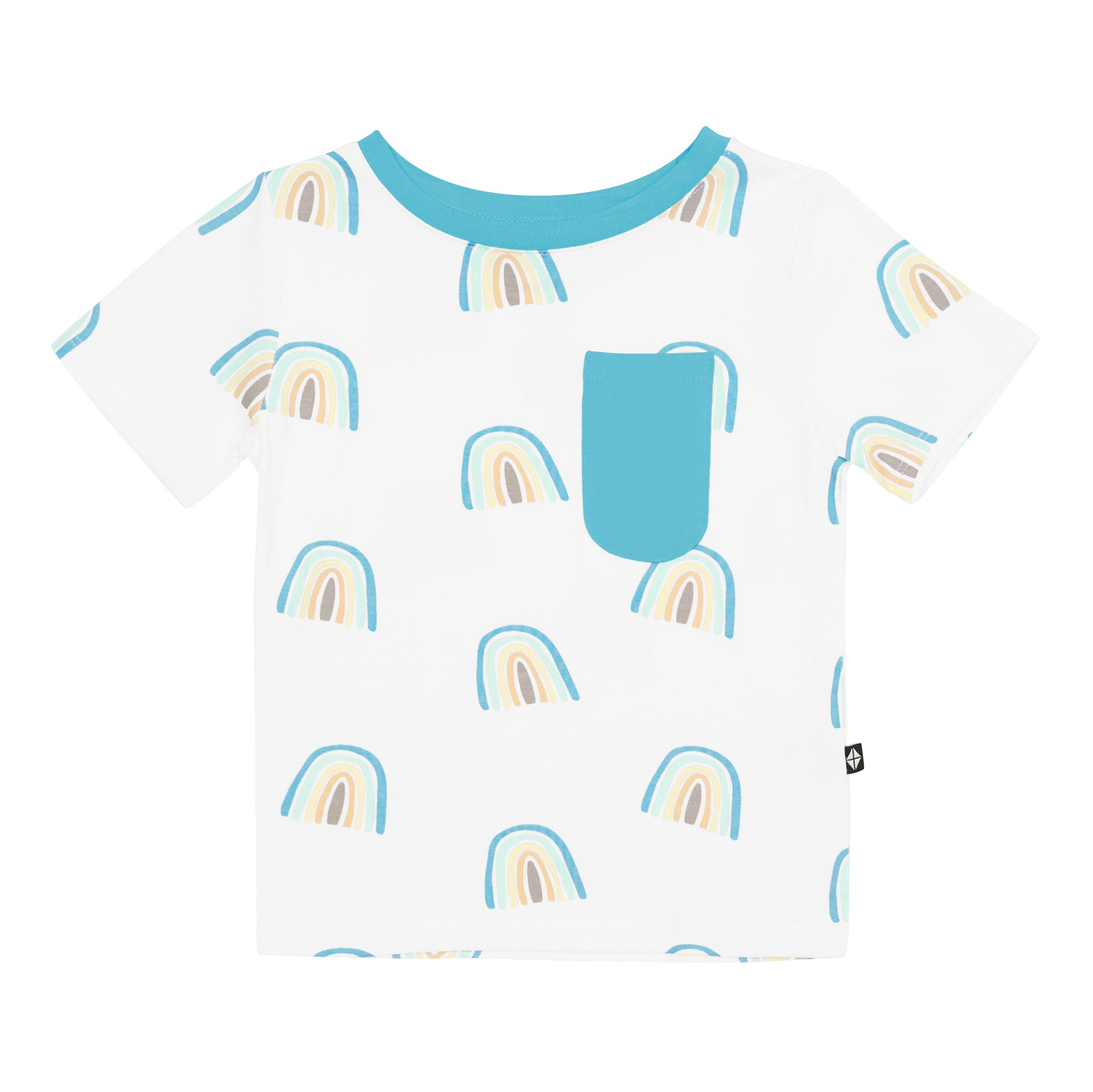 Toddler Crew Neck Tee in Makai Rainbow