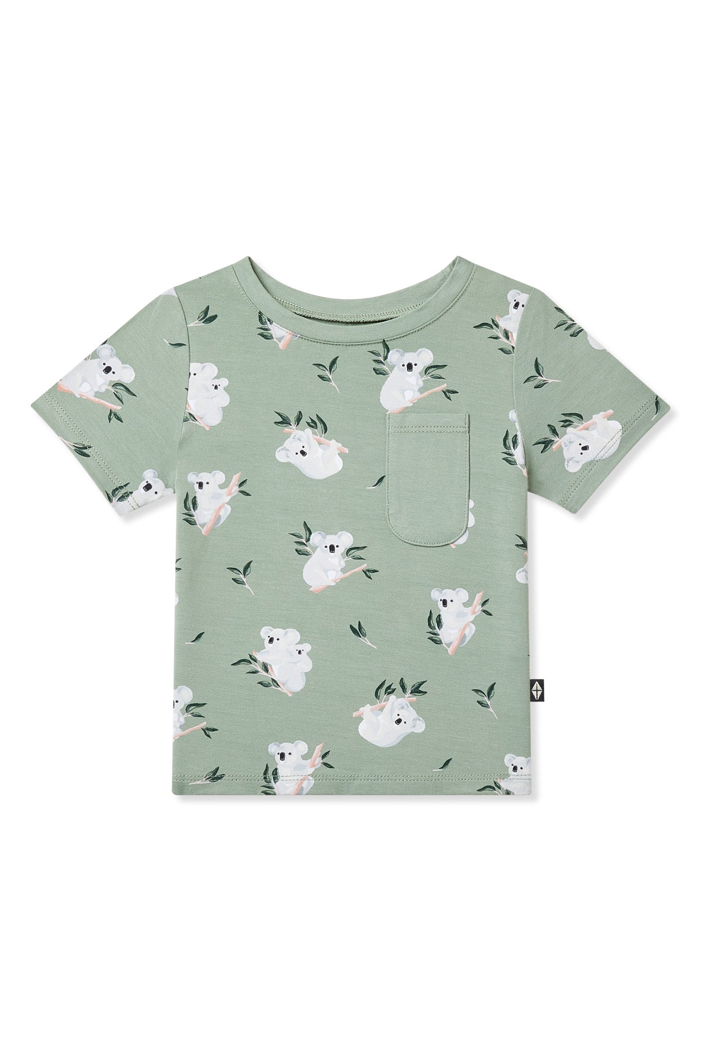 Product photo of the Toddler Crew Neck Tee in Koala