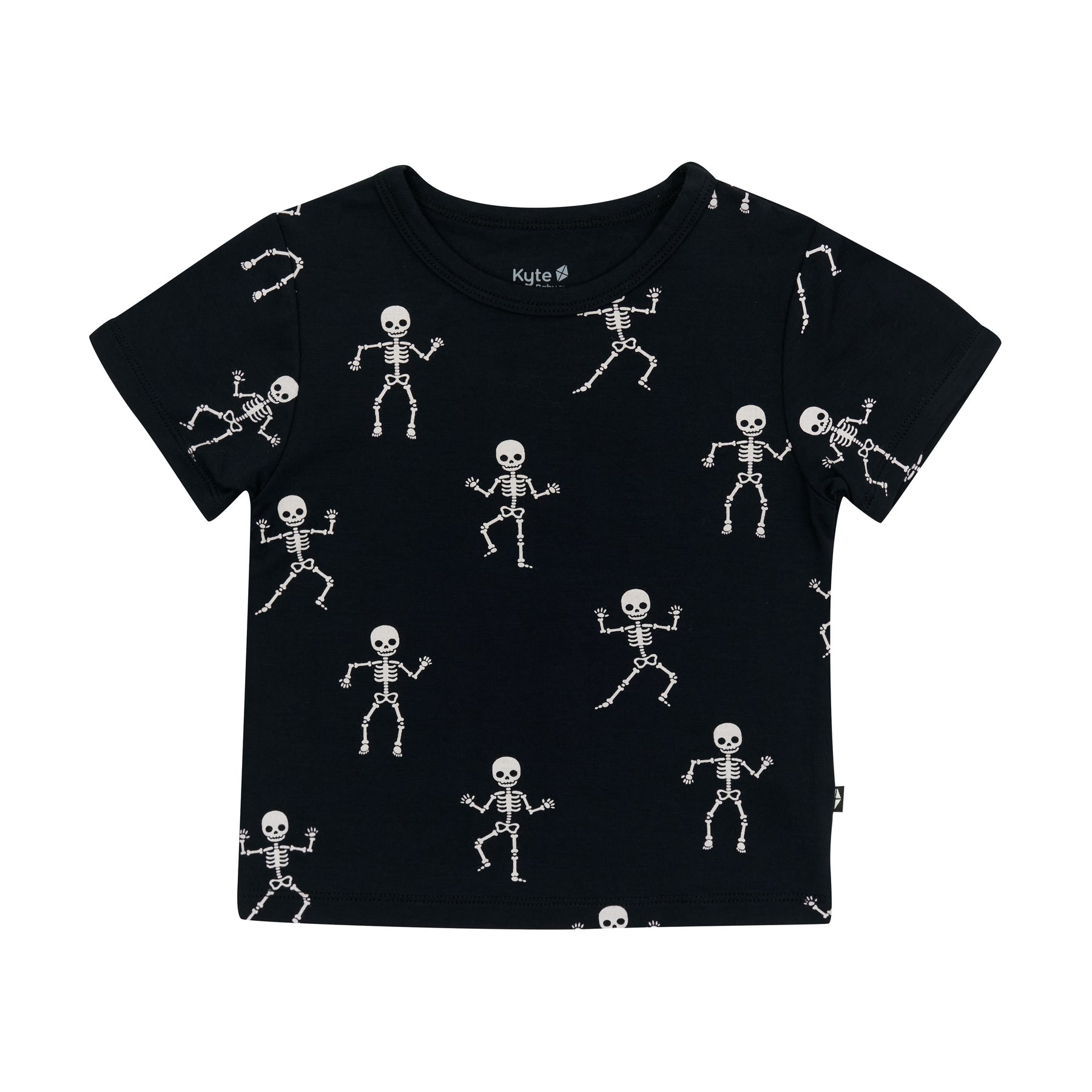Product photo of the Toddler Basic Tee in Skeleton