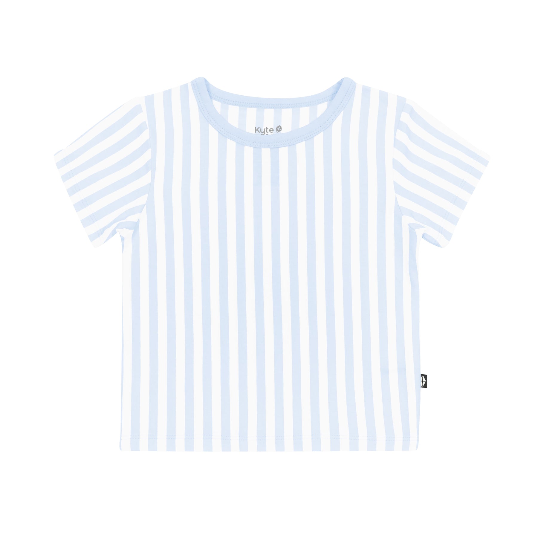 Product photo of the Toddler Basic Tee in Small Mist Stripe