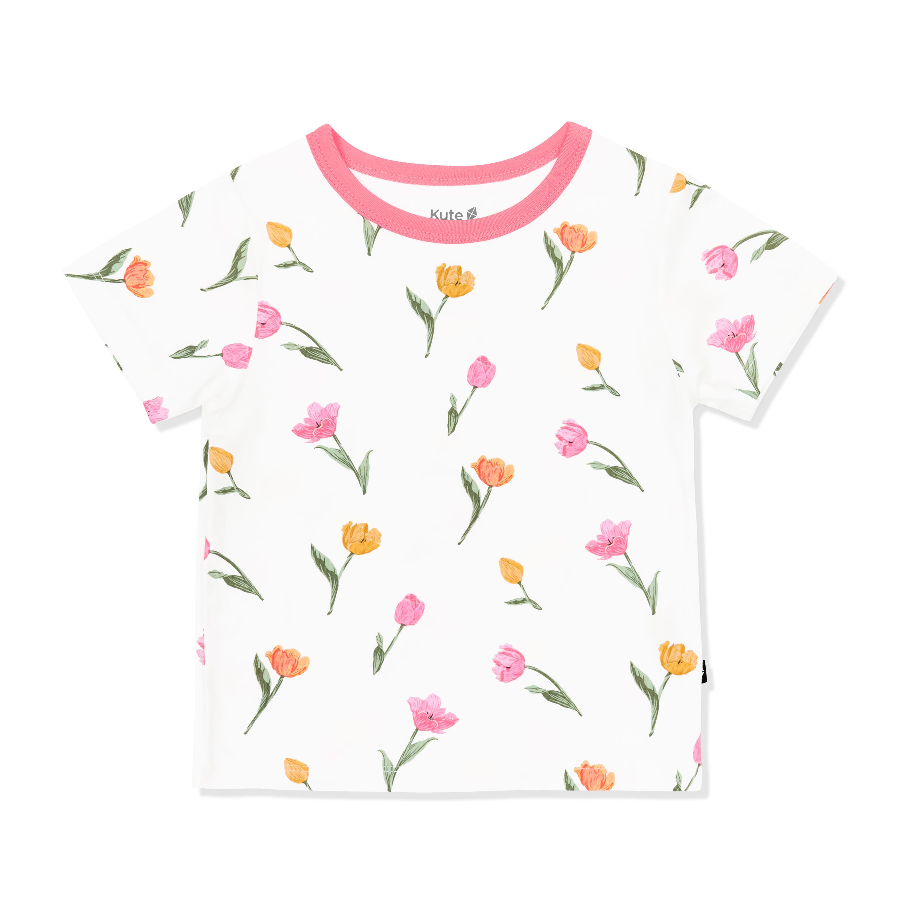 Product photo of the Toddler Basic Tee in Tulip